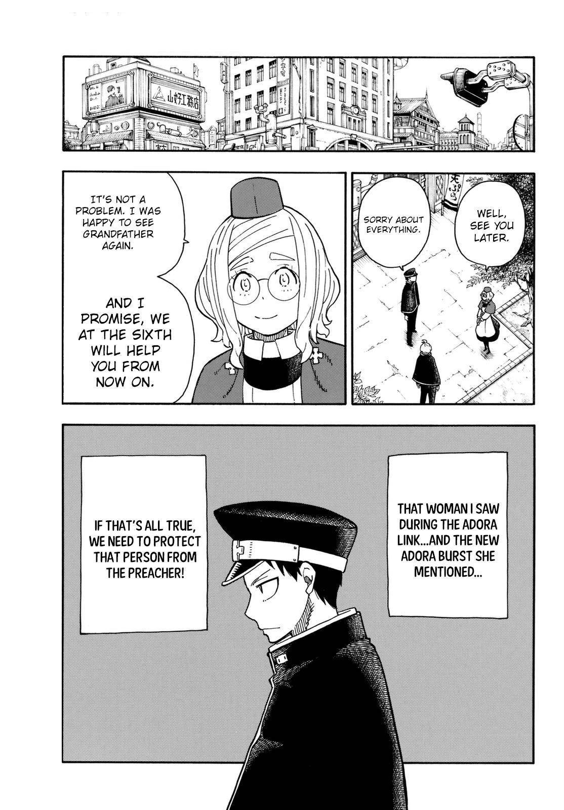 Enen no Shouboutai Chapter 99 page 8 - Chapter 99: New Kindling