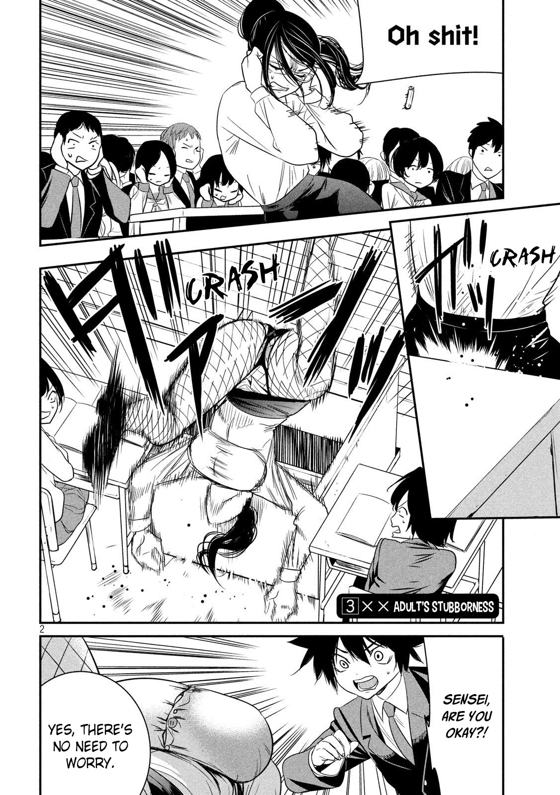 English XX Sensei (Temporary) Chapter 3 page 3 - Chapter 3