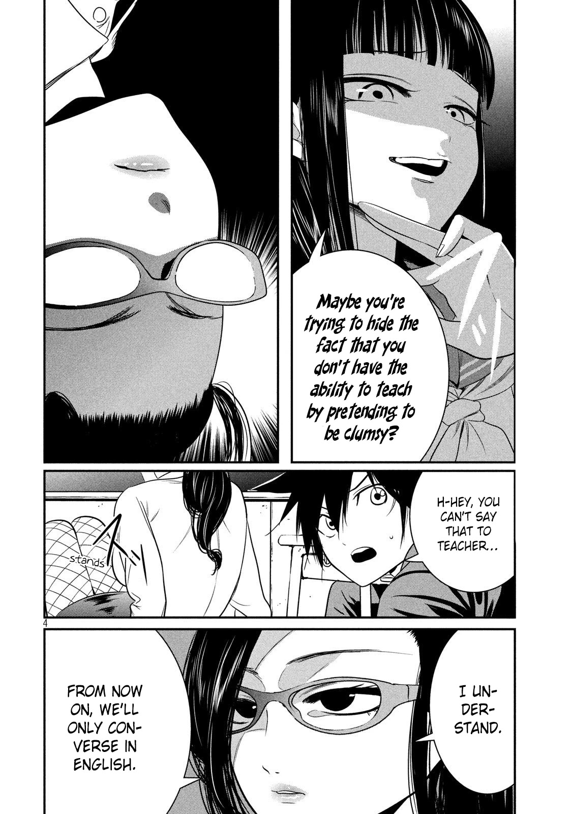 English XX Sensei (Temporary) Chapter 3 page 5 - Chapter 3