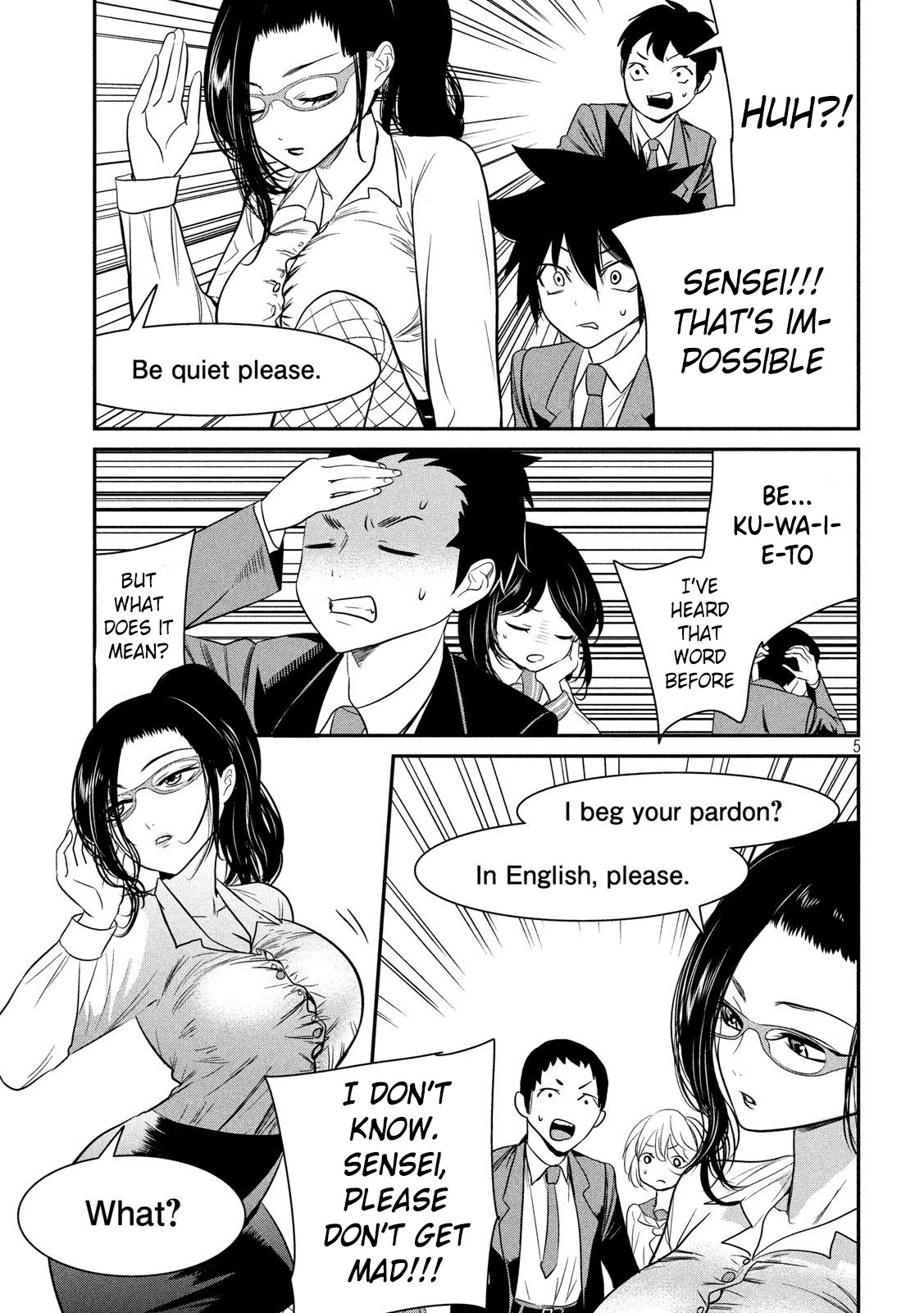 English XX Sensei (Temporary) Chapter 3 page 6 - Chapter 3