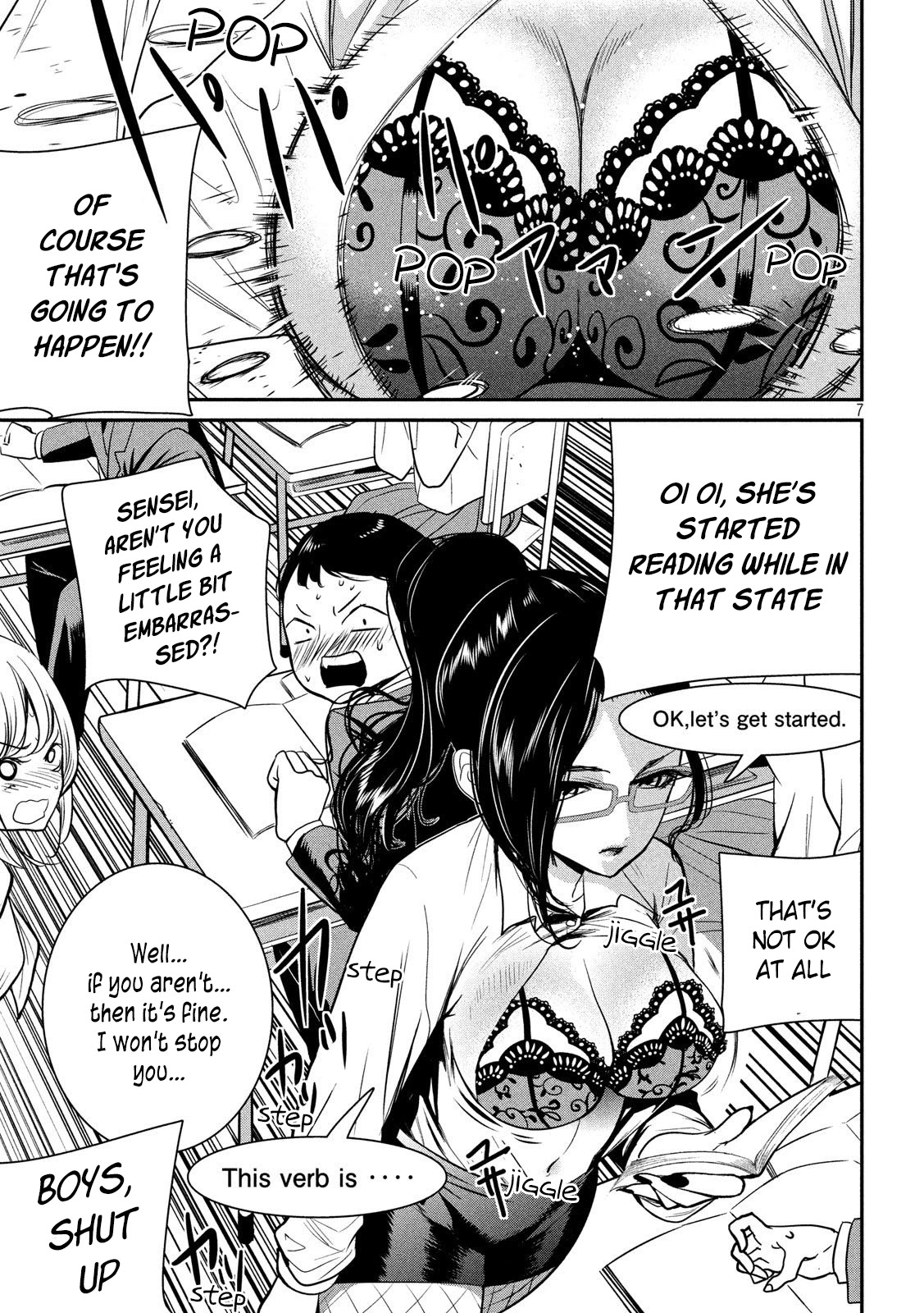 English XX Sensei (Temporary) Chapter 3 page 8 - Chapter 3