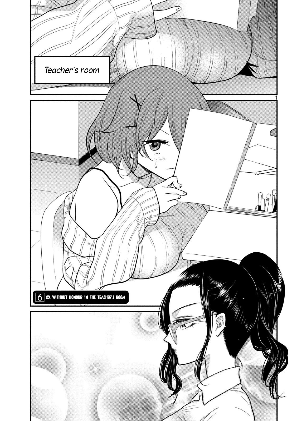 English XX Sensei (Temporary) Chapter 6 page 2 - Chapter 6: XX Without Honour in the Teacher's Room