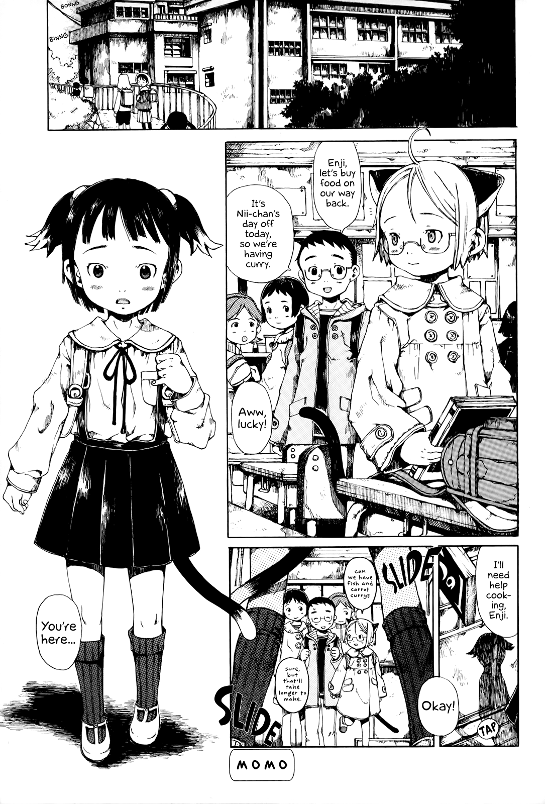Enjigakari Chapter 6 page 1 - Chapter 6: Momo