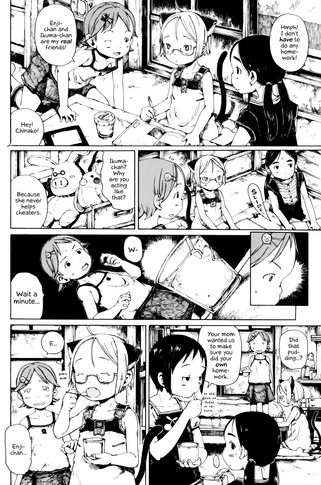 Enjigakari Chapter 8 page 4 - Chapter 8: Sleepover! Sleepover!
