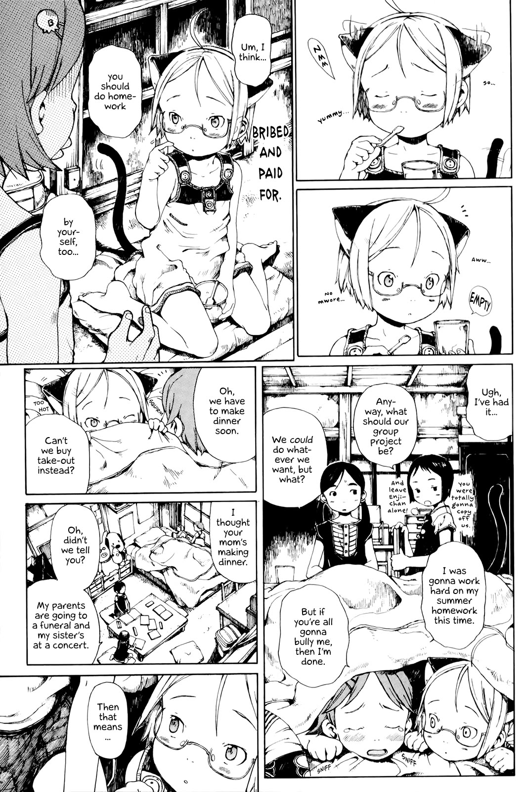 Enjigakari Chapter 8 page 5 - Chapter 8: Sleepover! Sleepover!