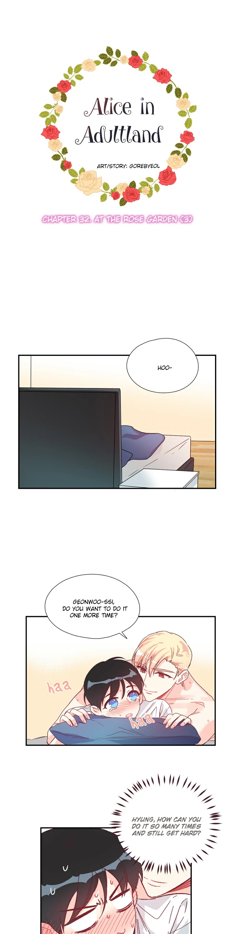 Eoleunnalaui Alice Chapter 32 page 1 - Chapter 32: At the rose garden (3)