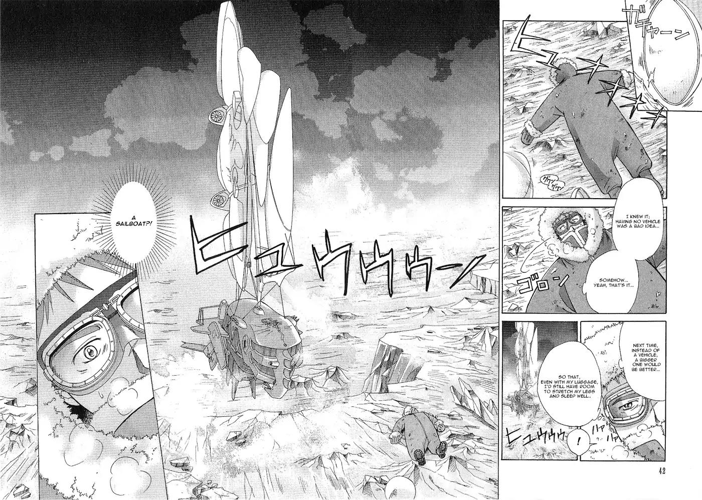 Ergo Proxy: Centzon Hitchers and Undertaker Chapter 1 page 45 - Chapter 1: The Person Rushing Towards The Stars