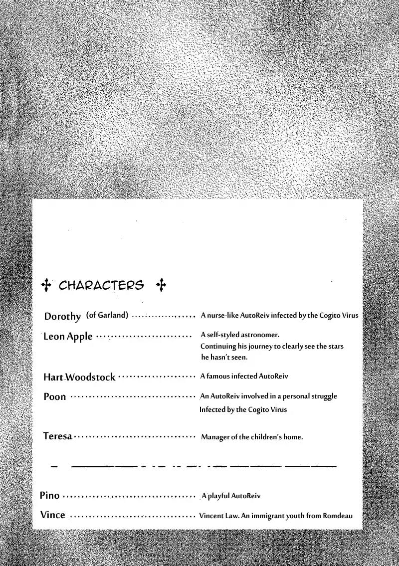 Ergo Proxy: Centzon Hitchers and Undertaker Chapter 1 page 9 - Chapter 1: The Person Rushing Towards The Stars