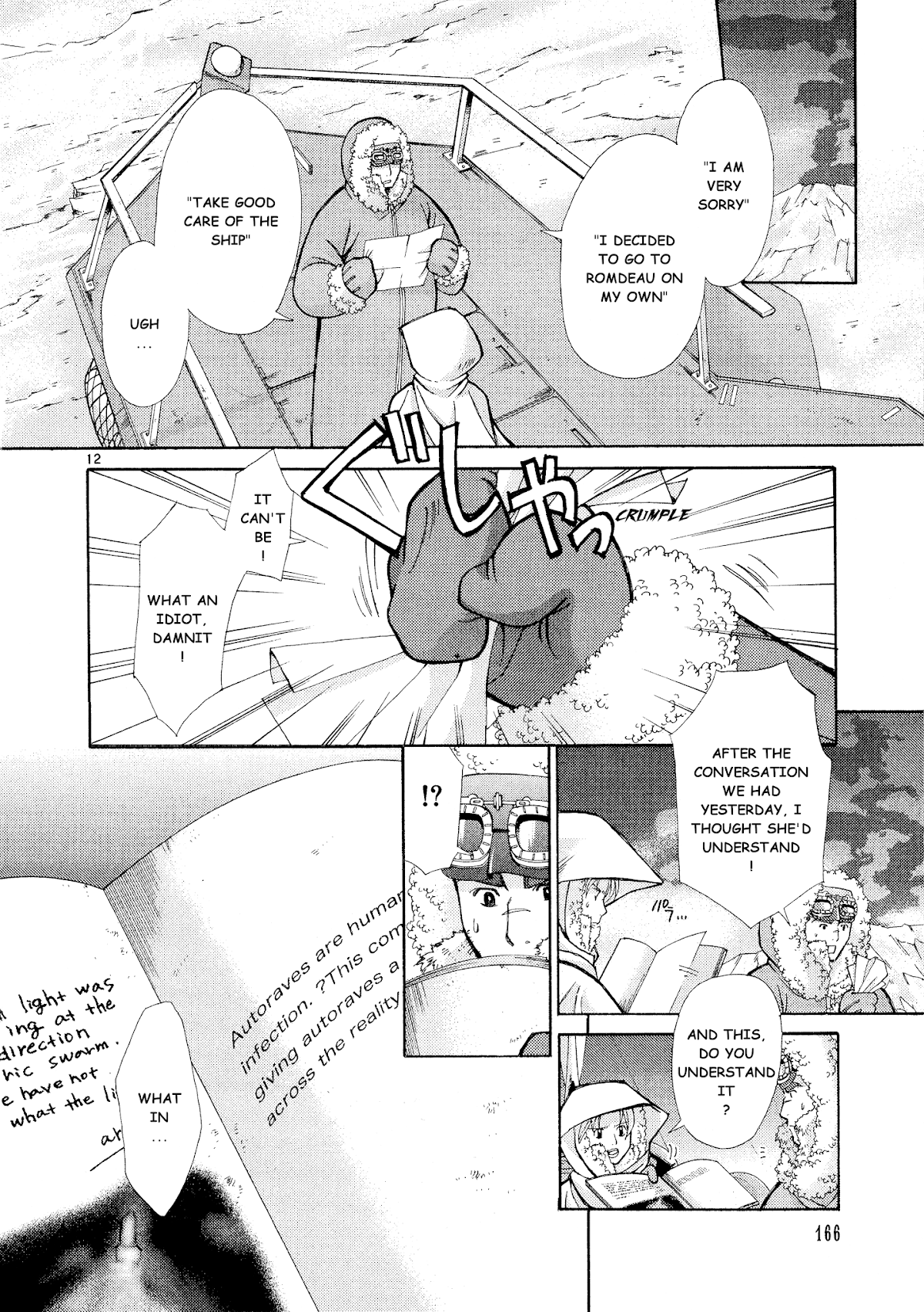 Ergo Proxy: Centzon Hitchers and Undertaker Chapter 10 page 13 - Chapter 10: The New World And The Ruby Coloured Shoe [END]