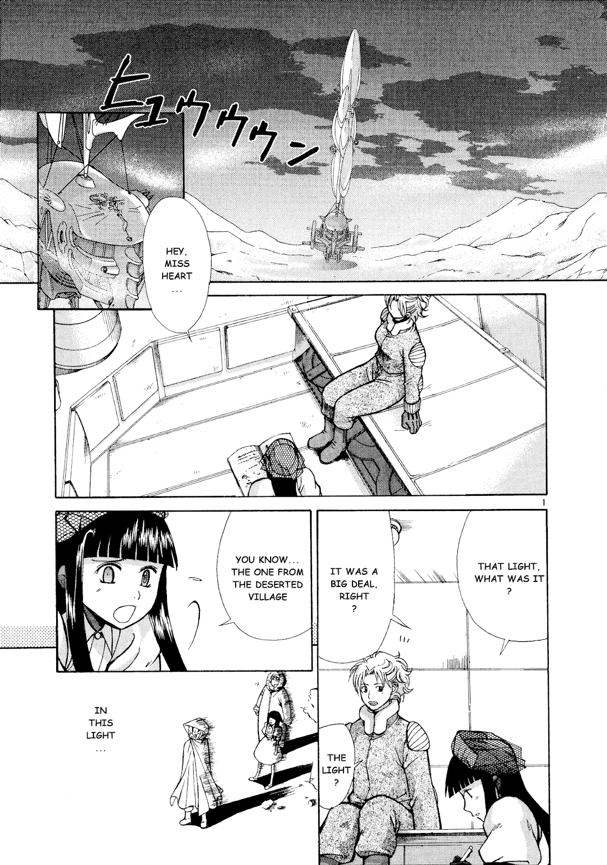Ergo Proxy: Centzon Hitchers and Undertaker Chapter 10 page 2 - Chapter 10: The New World And The Ruby Coloured Shoe [END]