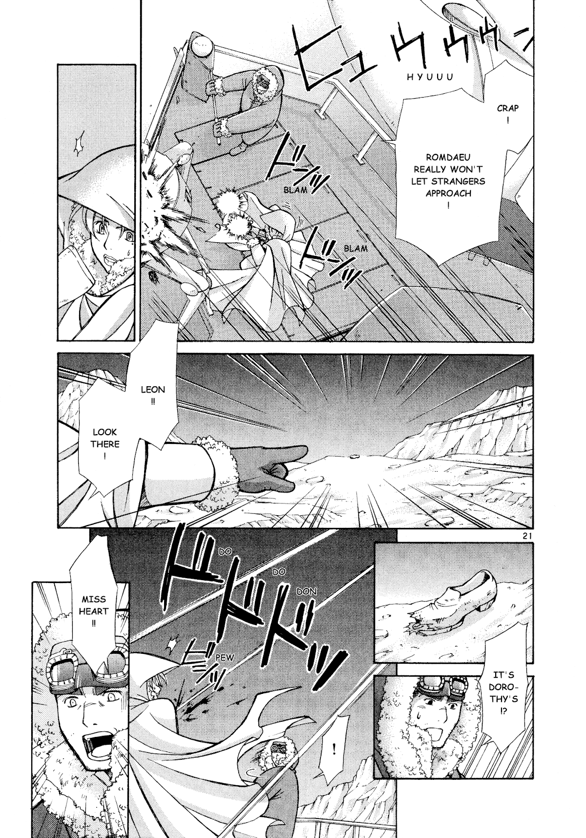 Ergo Proxy: Centzon Hitchers and Undertaker Chapter 10 page 22 - Chapter 10: The New World And The Ruby Coloured Shoe [END]