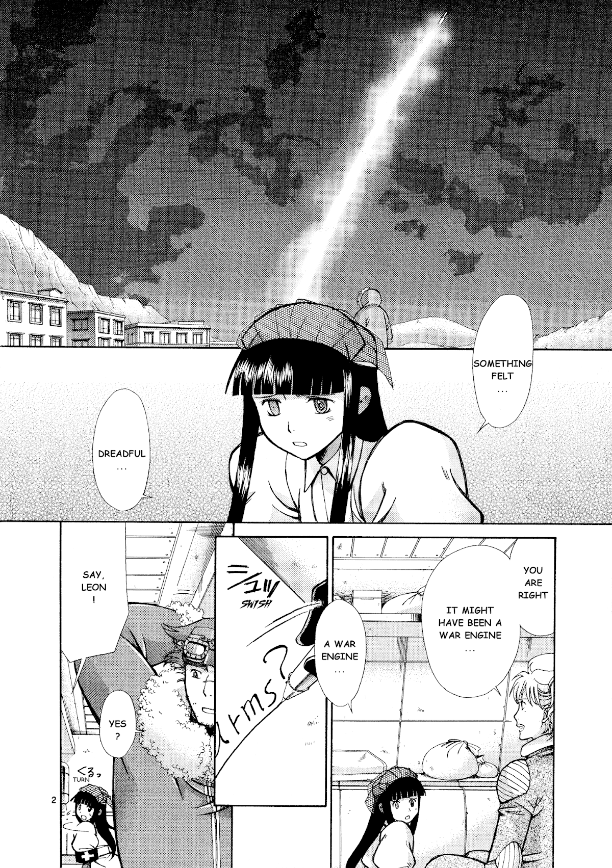 Ergo Proxy: Centzon Hitchers and Undertaker Chapter 10 page 3 - Chapter 10: The New World And The Ruby Coloured Shoe [END]