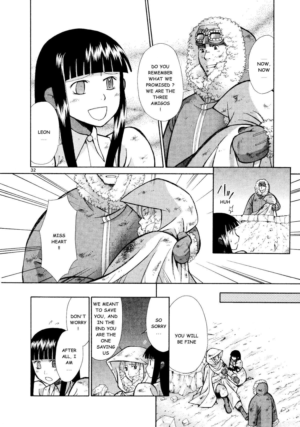 Ergo Proxy: Centzon Hitchers and Undertaker Chapter 10 page 33 - Chapter 10: The New World And The Ruby Coloured Shoe [END]