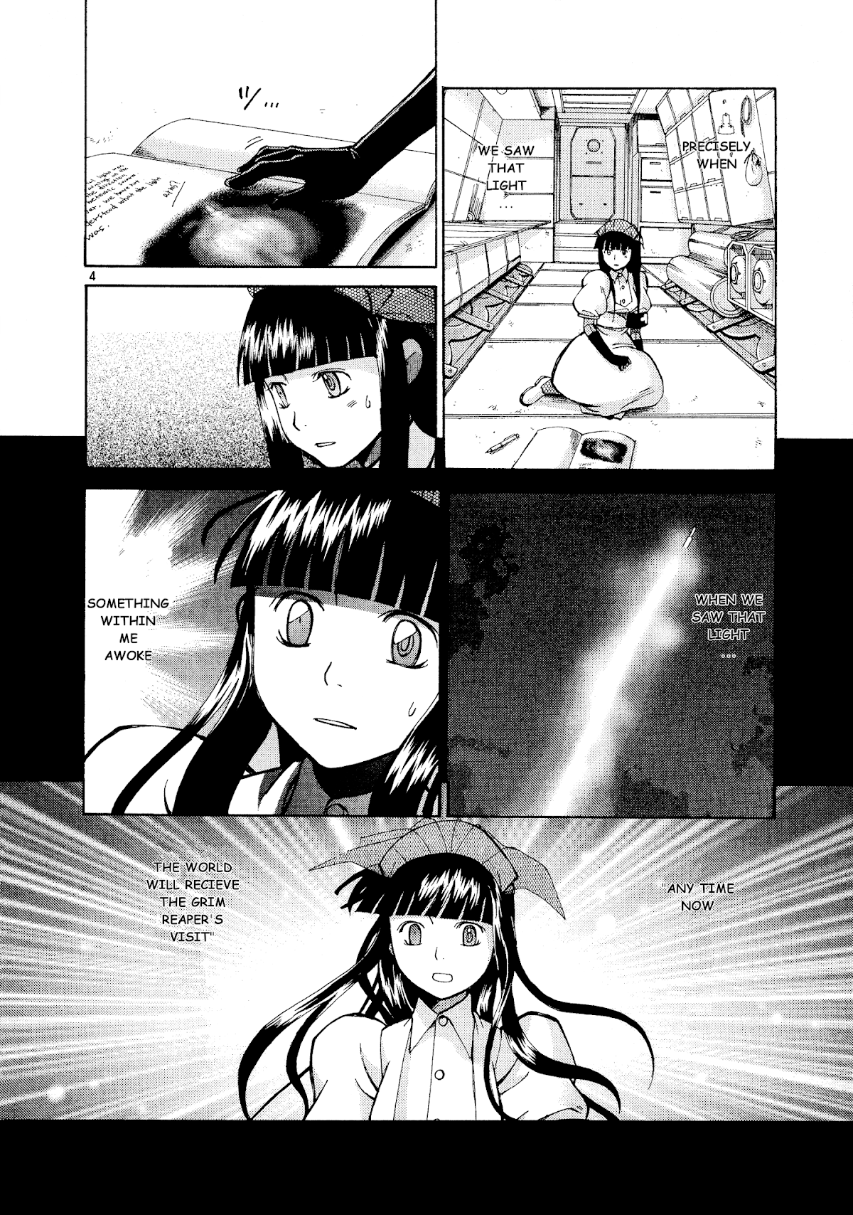 Ergo Proxy: Centzon Hitchers and Undertaker Chapter 10 page 5 - Chapter 10: The New World And The Ruby Coloured Shoe [END]