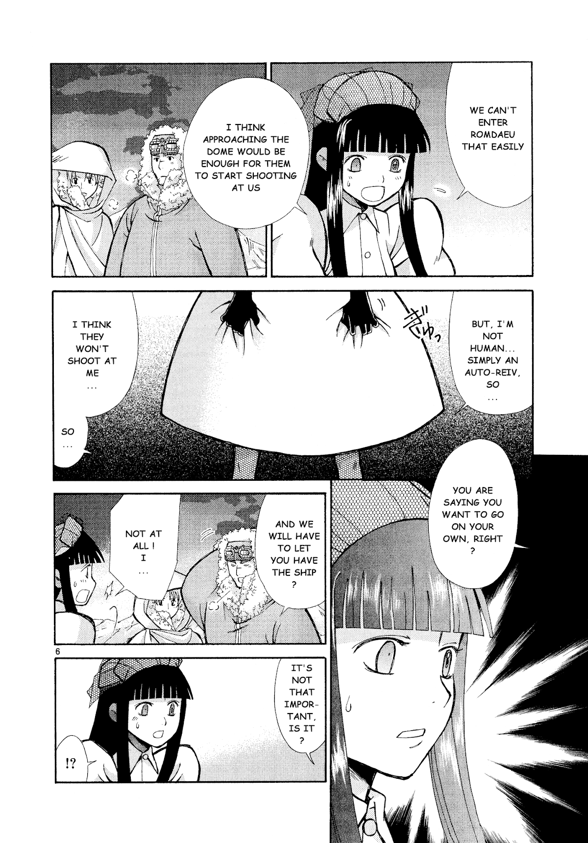 Ergo Proxy: Centzon Hitchers and Undertaker Chapter 10 page 7 - Chapter 10: The New World And The Ruby Coloured Shoe [END]