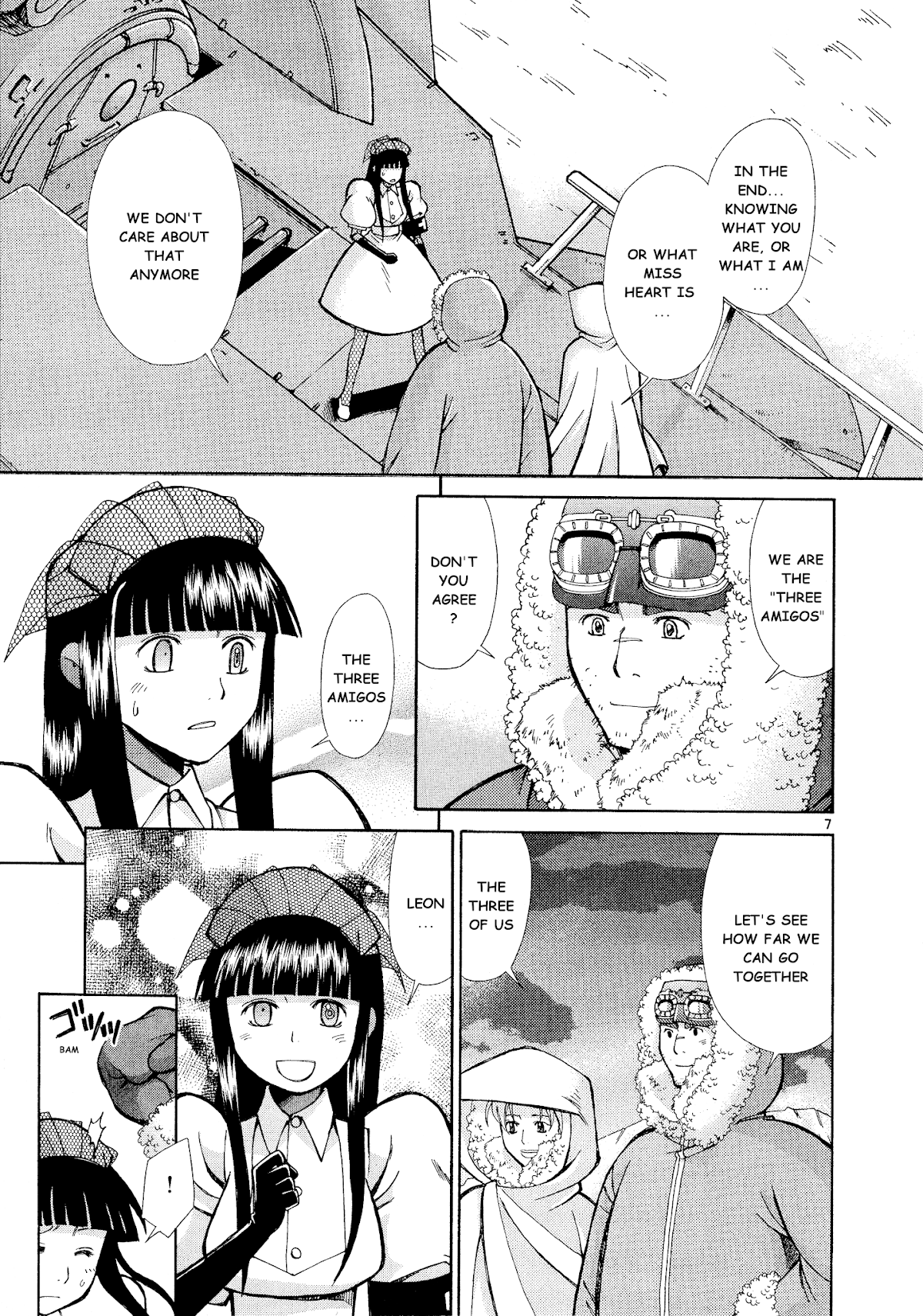 Ergo Proxy: Centzon Hitchers and Undertaker Chapter 10 page 8 - Chapter 10: The New World And The Ruby Coloured Shoe [END]