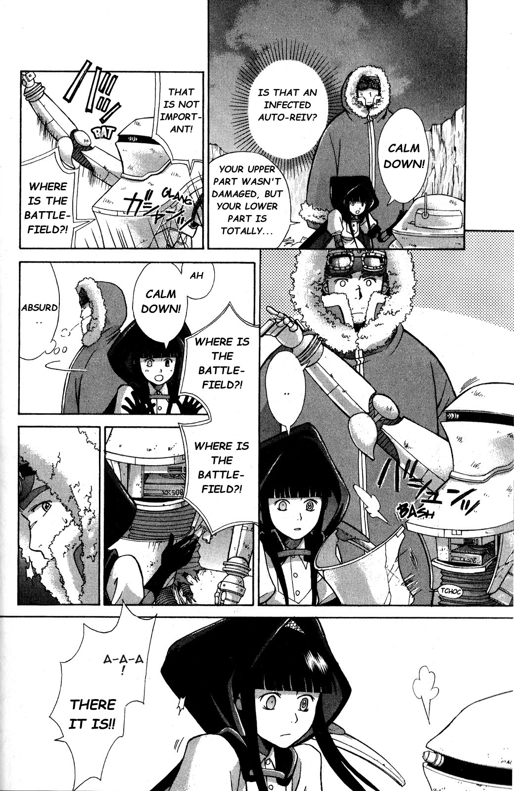Ergo Proxy: Centzon Hitchers and Undertaker Chapter 2 page 13 - Chapter 2: We Were Left Without A Grave