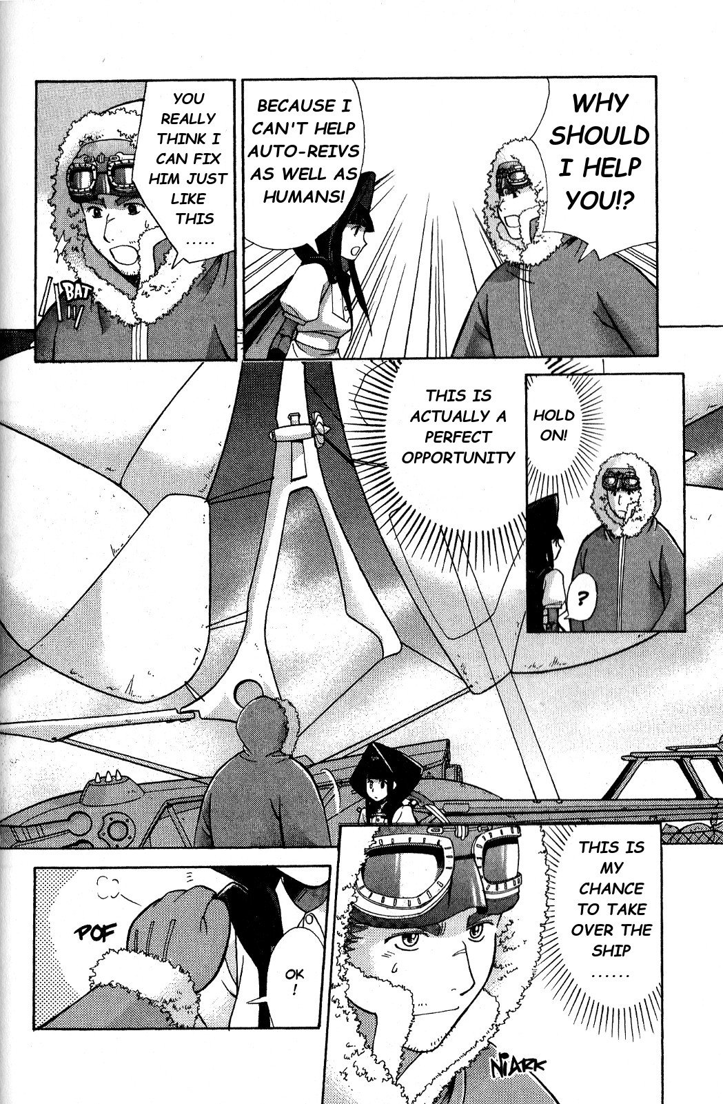 Ergo Proxy: Centzon Hitchers and Undertaker Chapter 2 page 15 - Chapter 2: We Were Left Without A Grave