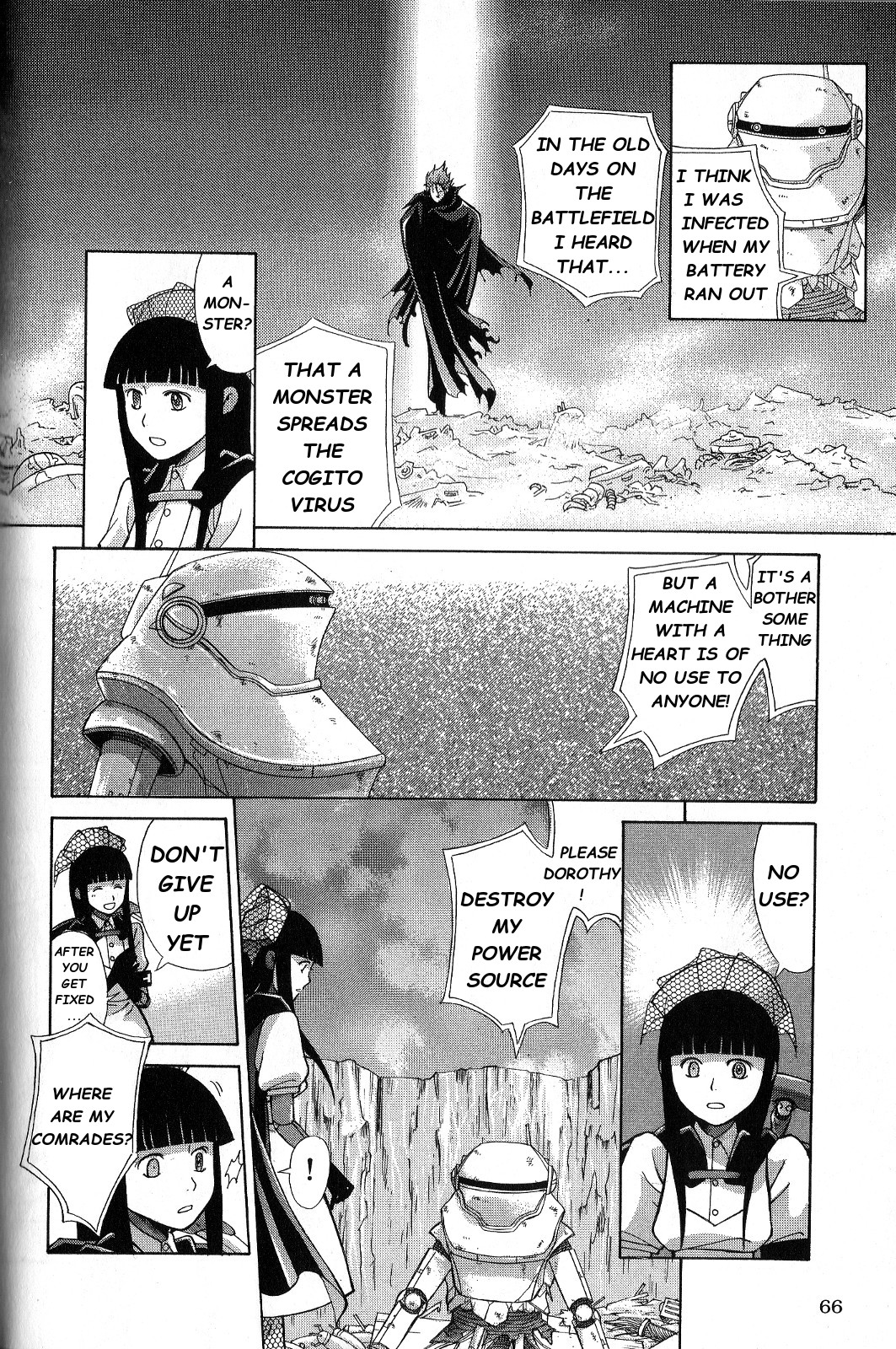 Ergo Proxy: Centzon Hitchers and Undertaker Chapter 2 page 19 - Chapter 2: We Were Left Without A Grave