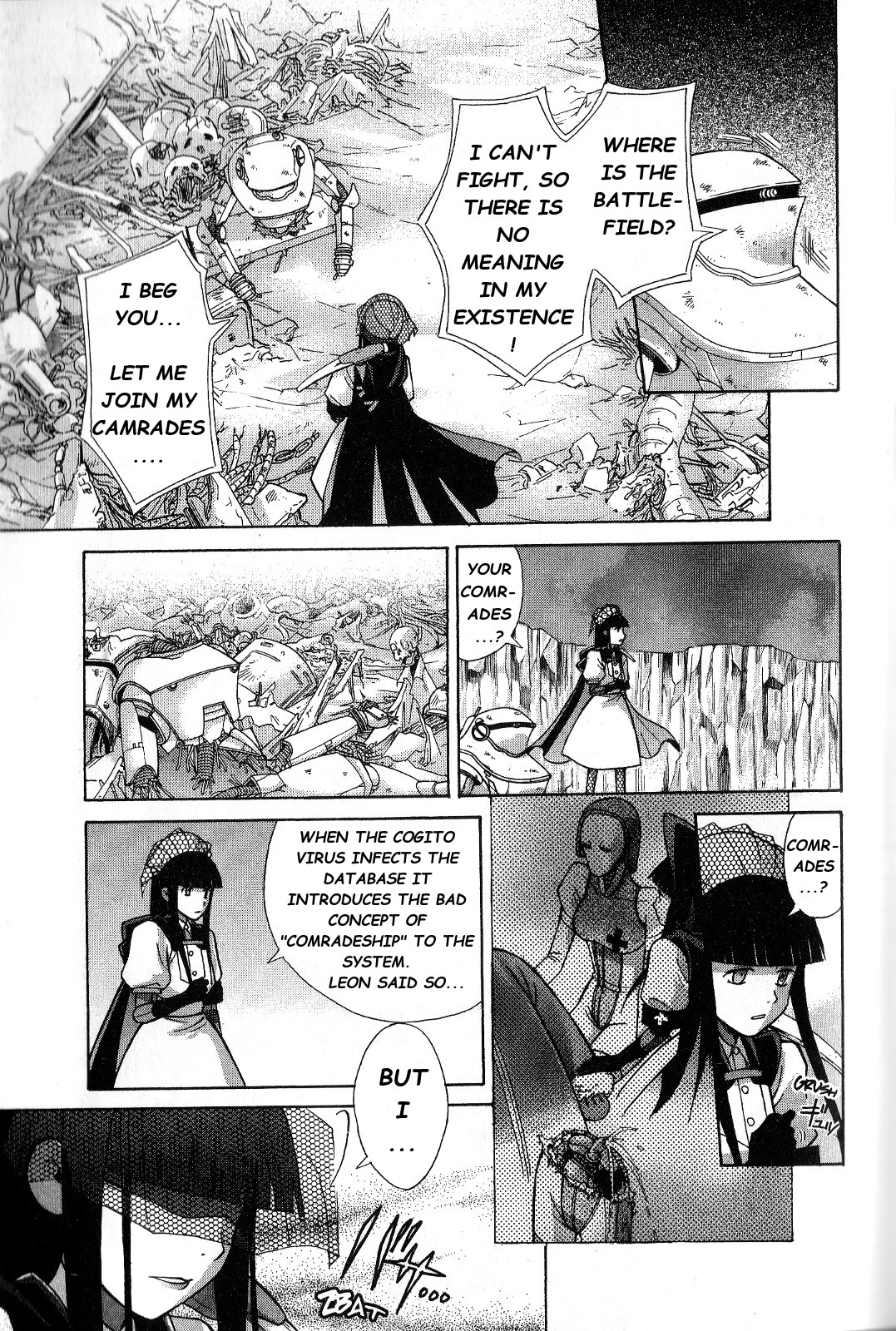Ergo Proxy: Centzon Hitchers and Undertaker Chapter 2 page 20 - Chapter 2: We Were Left Without A Grave