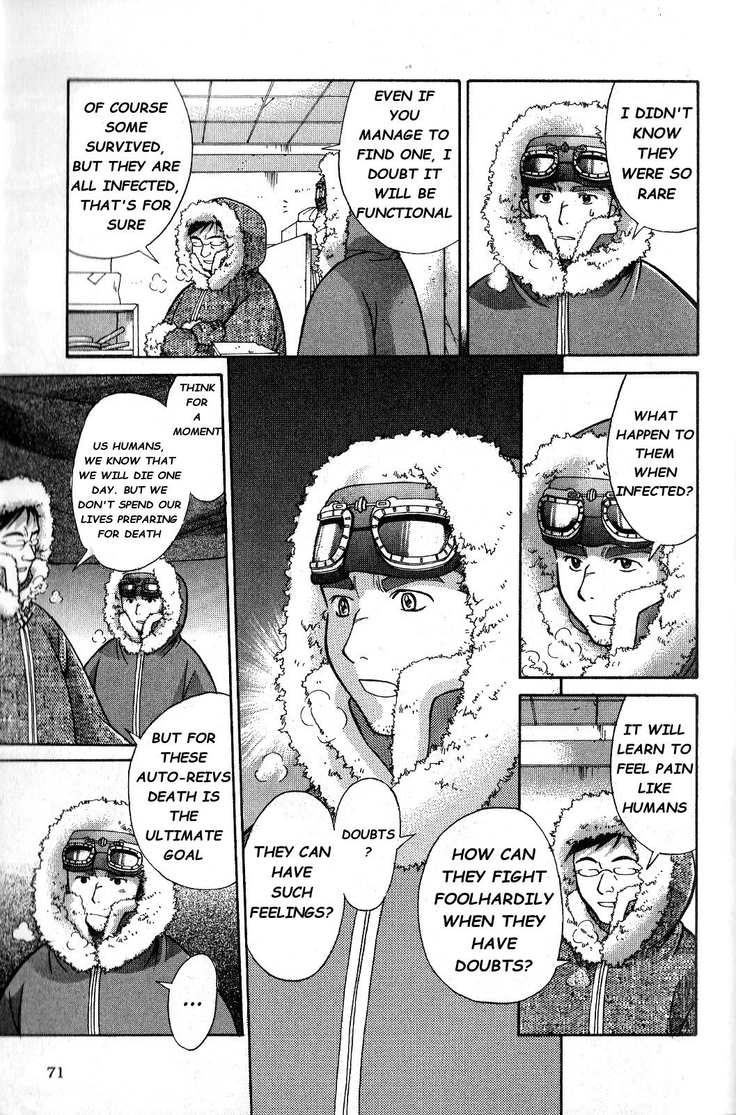 Ergo Proxy: Centzon Hitchers and Undertaker Chapter 2 page 24 - Chapter 2: We Were Left Without A Grave