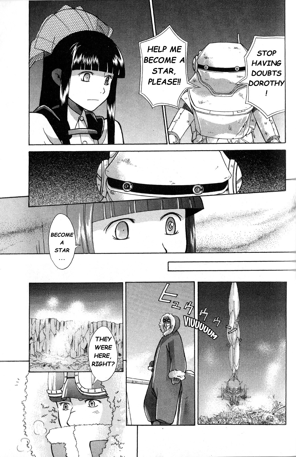 Ergo Proxy: Centzon Hitchers and Undertaker Chapter 2 page 28 - Chapter 2: We Were Left Without A Grave
