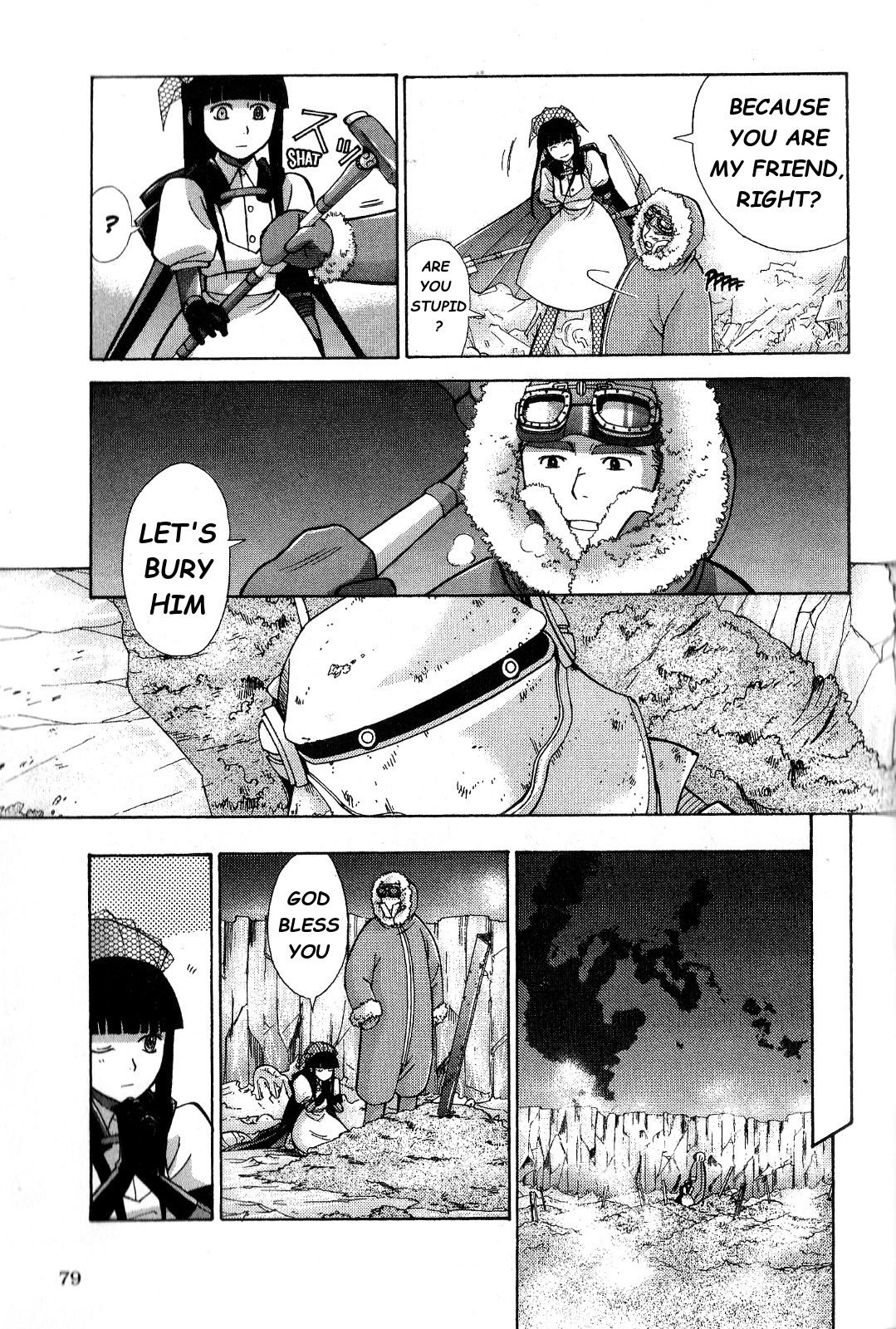 Ergo Proxy: Centzon Hitchers and Undertaker Chapter 2 page 32 - Chapter 2: We Were Left Without A Grave