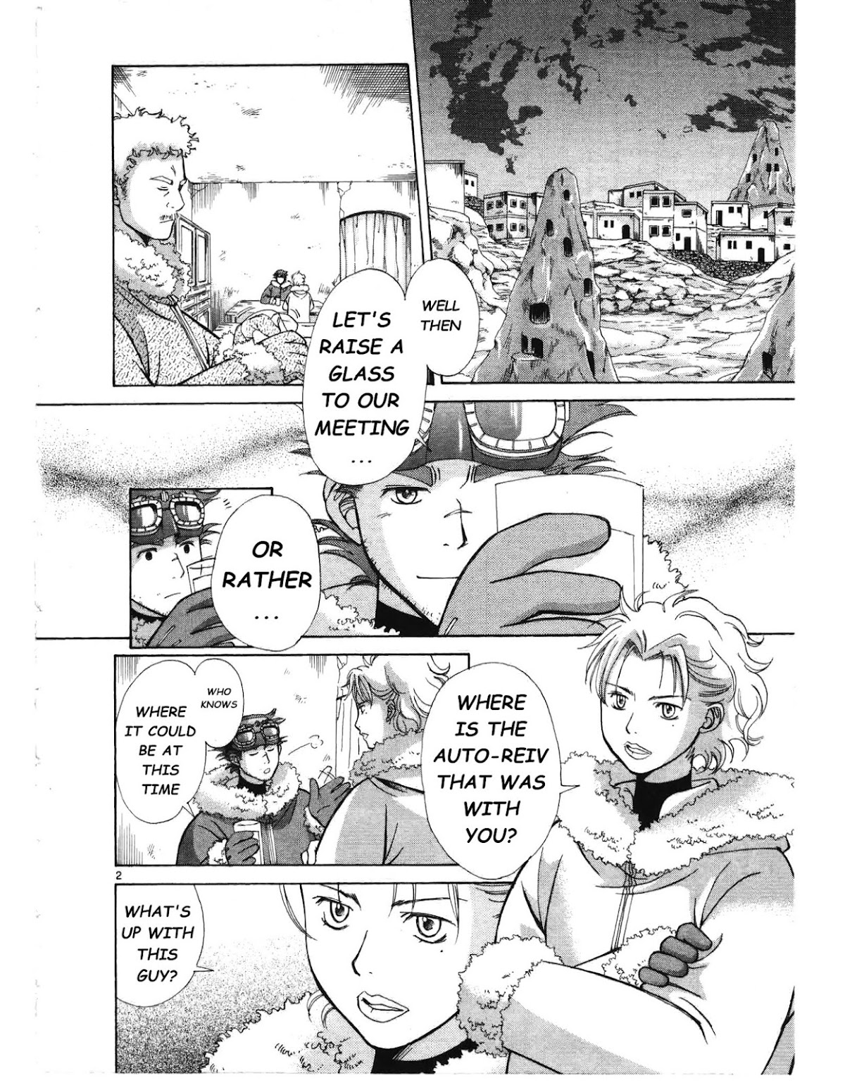 Ergo Proxy: Centzon Hitchers and Undertaker Chapter 3 page 3 - Chapter 3: Look At The Night Stars Above