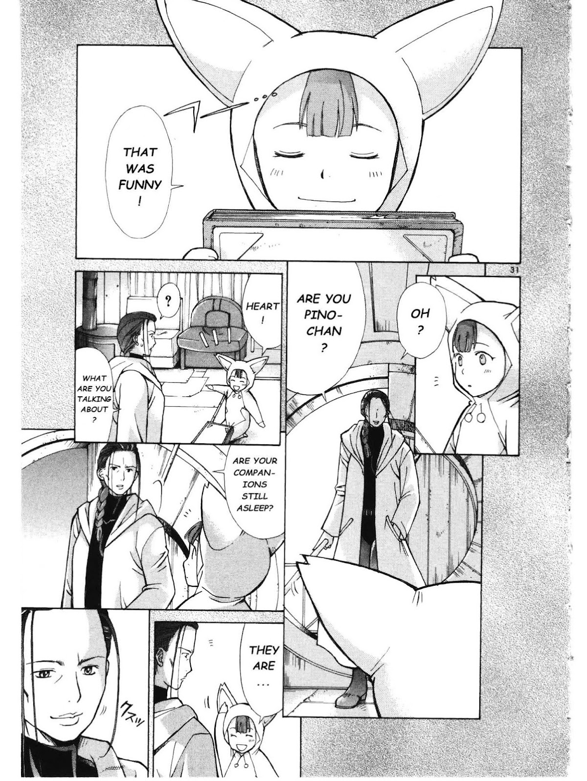 Ergo Proxy: Centzon Hitchers and Undertaker Chapter 4 page 32 - Chapter 4: A Dreamy Encounter