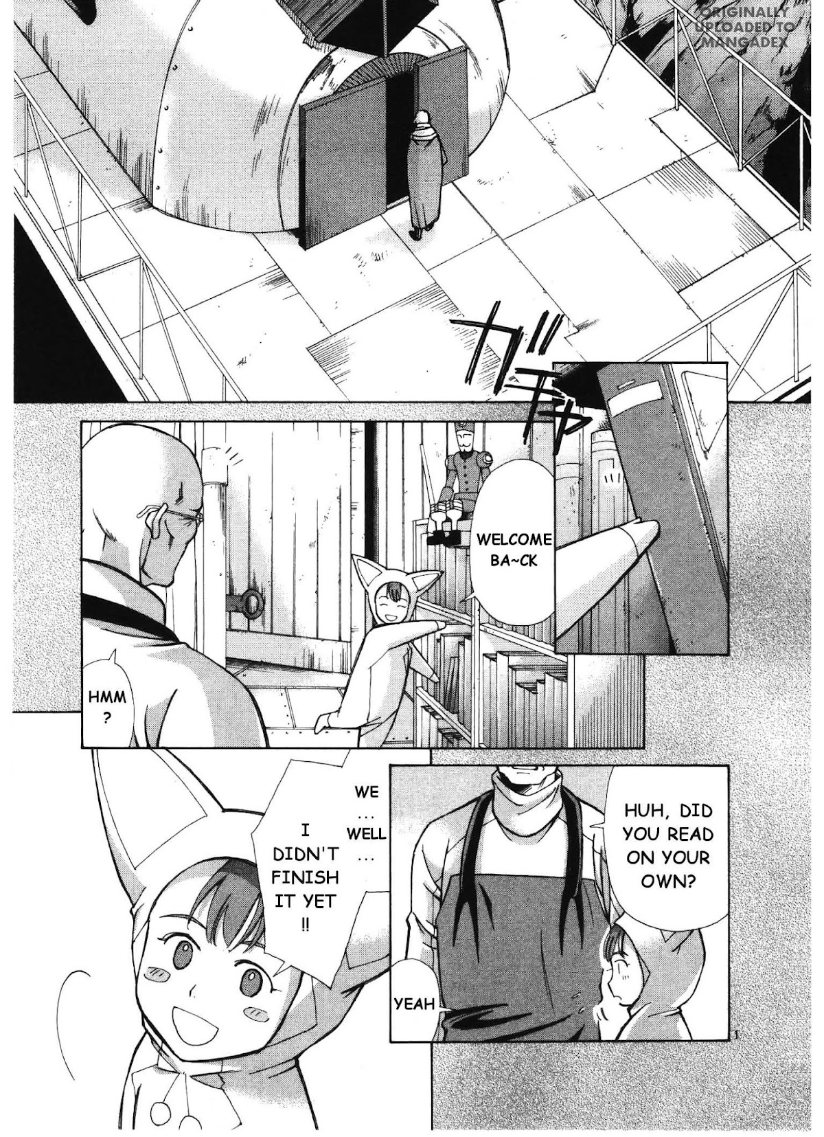 Ergo Proxy: Centzon Hitchers and Undertaker Chapter 5.5 page 2 - Chapter 5.5: Volume One Epilogue