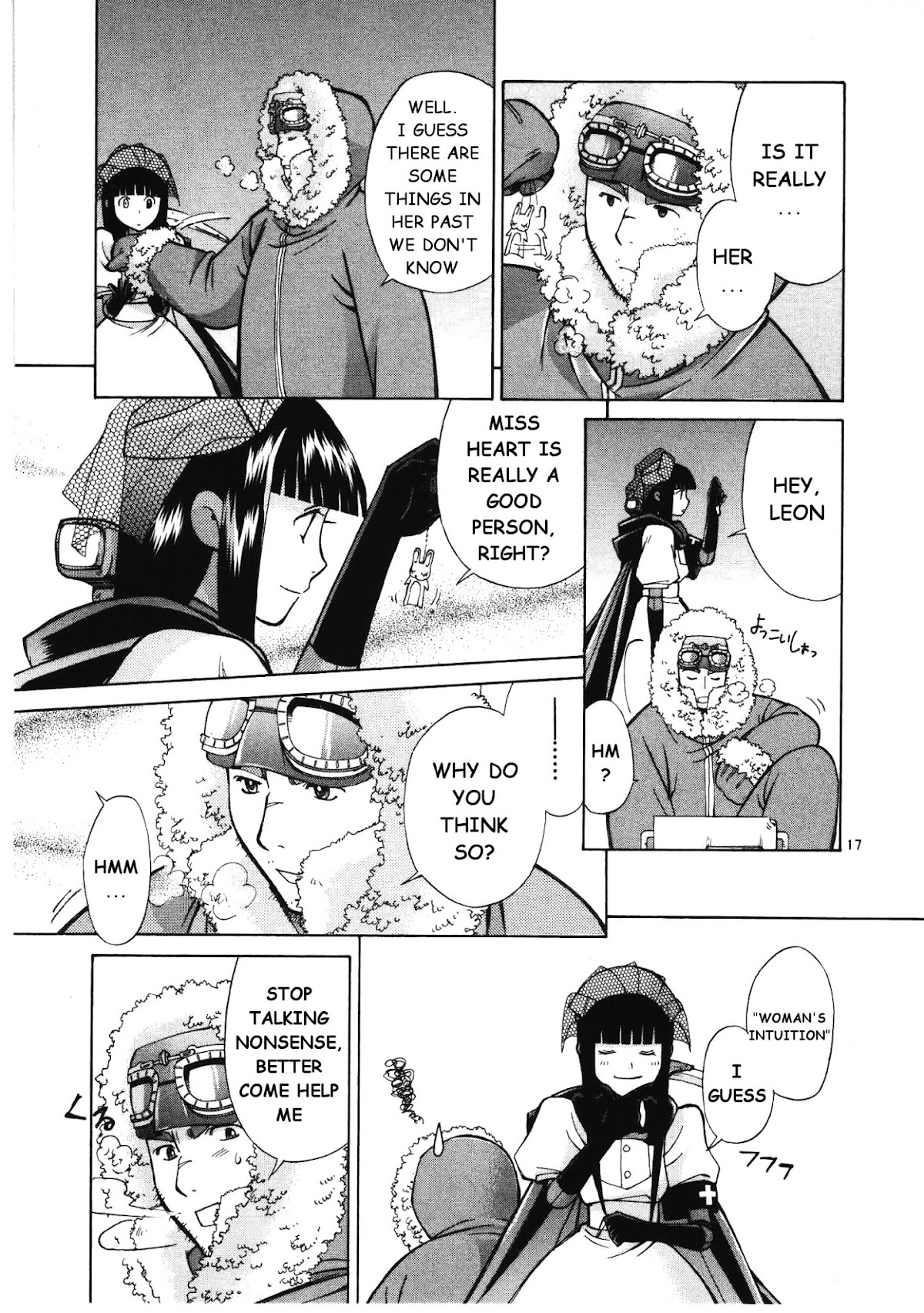 Ergo Proxy: Centzon Hitchers and Undertaker Chapter 5 page 18 - Chapter 5: The Holy Mother's Lullaby