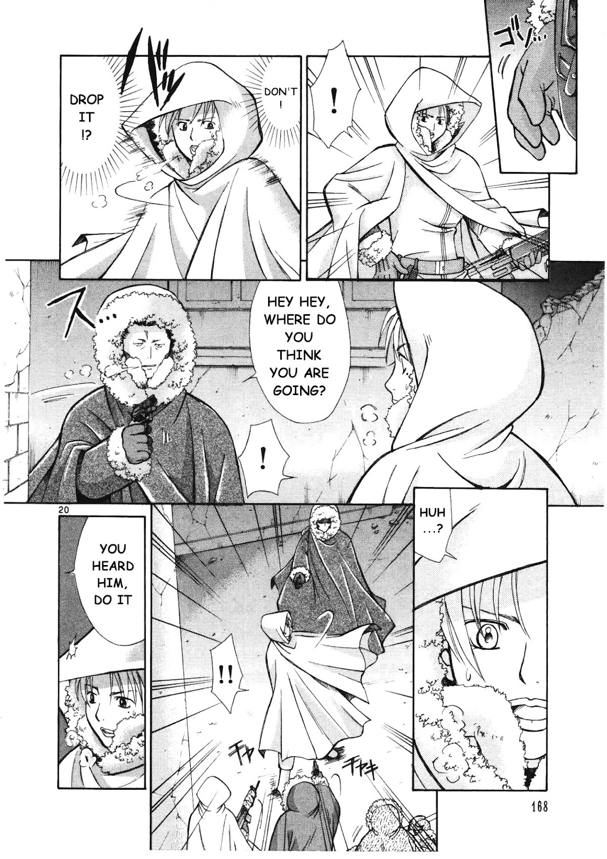 Ergo Proxy: Centzon Hitchers and Undertaker Chapter 5 page 21 - Chapter 5: The Holy Mother's Lullaby
