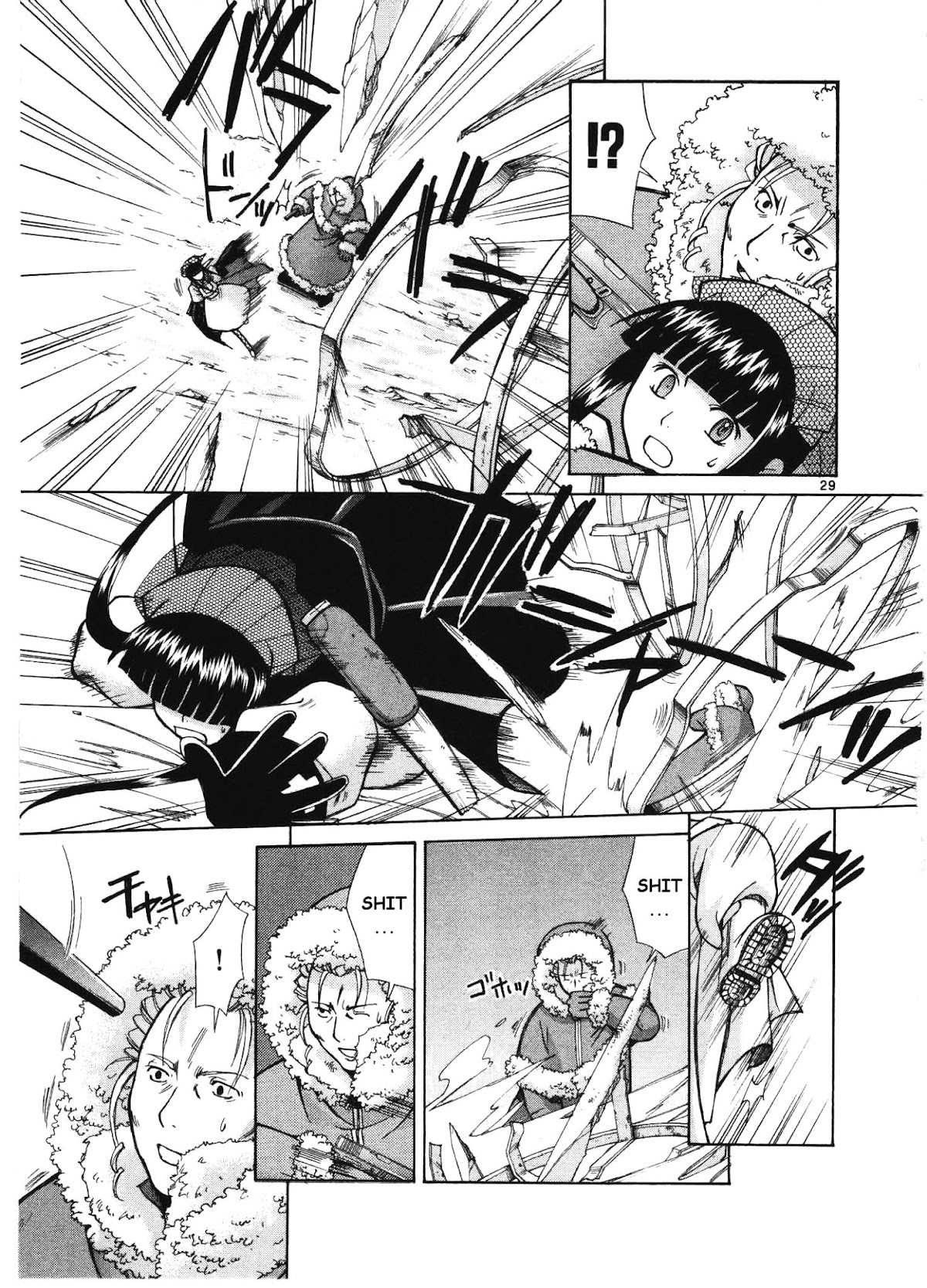 Ergo Proxy: Centzon Hitchers and Undertaker Chapter 5 page 30 - Chapter 5: The Holy Mother's Lullaby