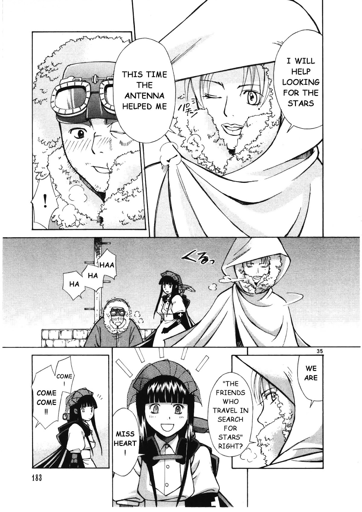 Ergo Proxy: Centzon Hitchers and Undertaker Chapter 5 page 36 - Chapter 5: The Holy Mother's Lullaby