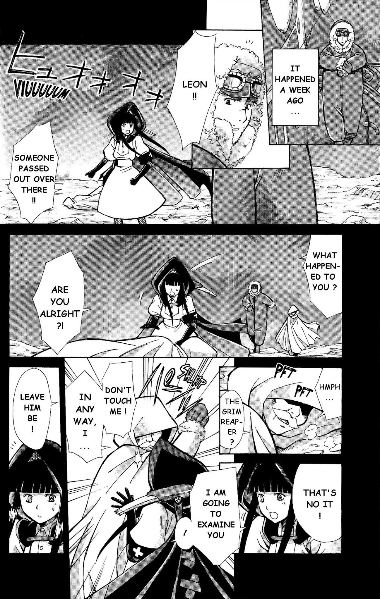 Ergo Proxy: Centzon Hitchers and Undertaker Chapter 6 page 18 - Chapter 6: A Starry Dream Lights Up The Night