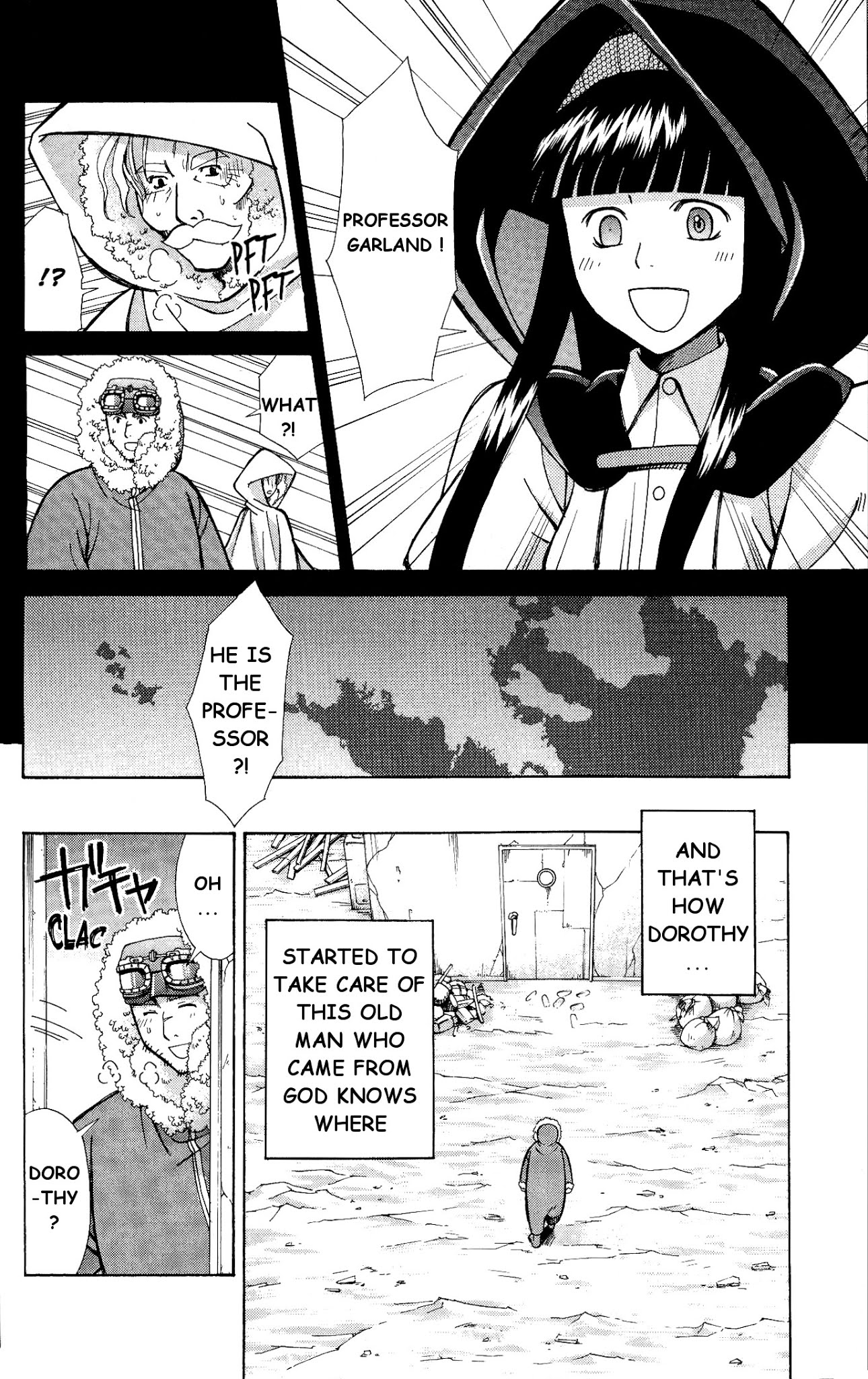 Ergo Proxy: Centzon Hitchers and Undertaker Chapter 6 page 20 - Chapter 6: A Starry Dream Lights Up The Night