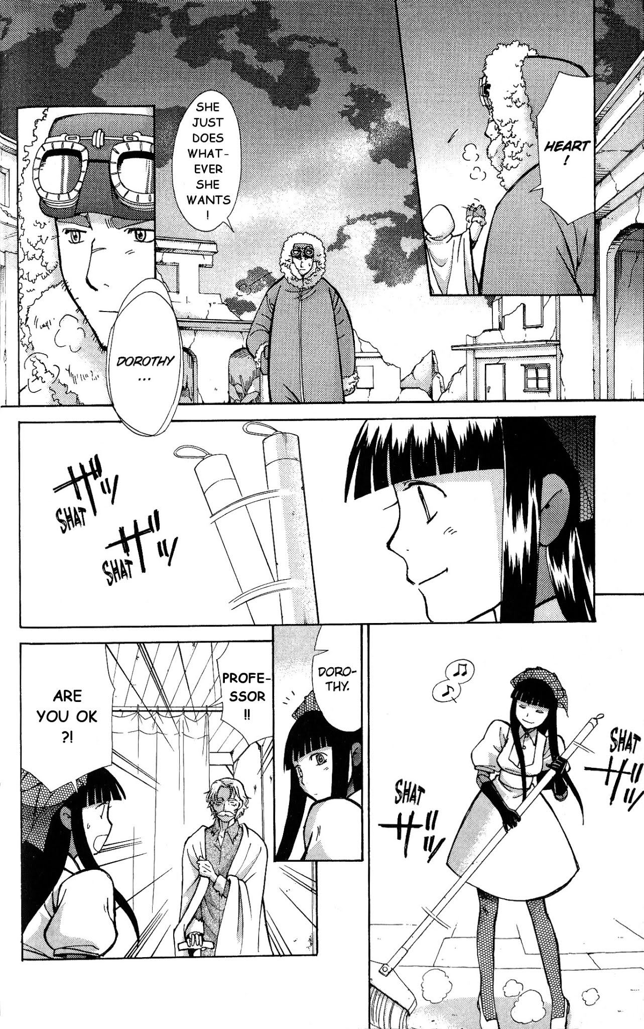 Ergo Proxy: Centzon Hitchers and Undertaker Chapter 6 page 24 - Chapter 6: A Starry Dream Lights Up The Night