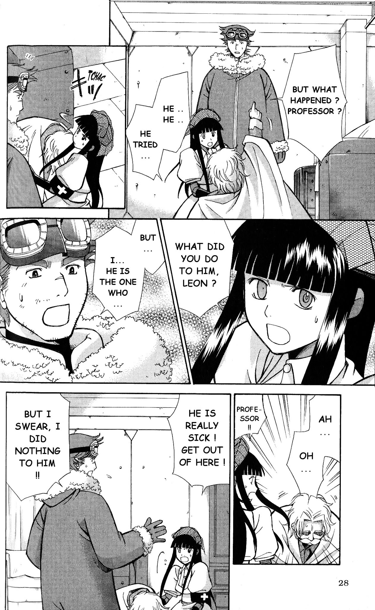 Ergo Proxy: Centzon Hitchers and Undertaker Chapter 6 page 28 - Chapter 6: A Starry Dream Lights Up The Night