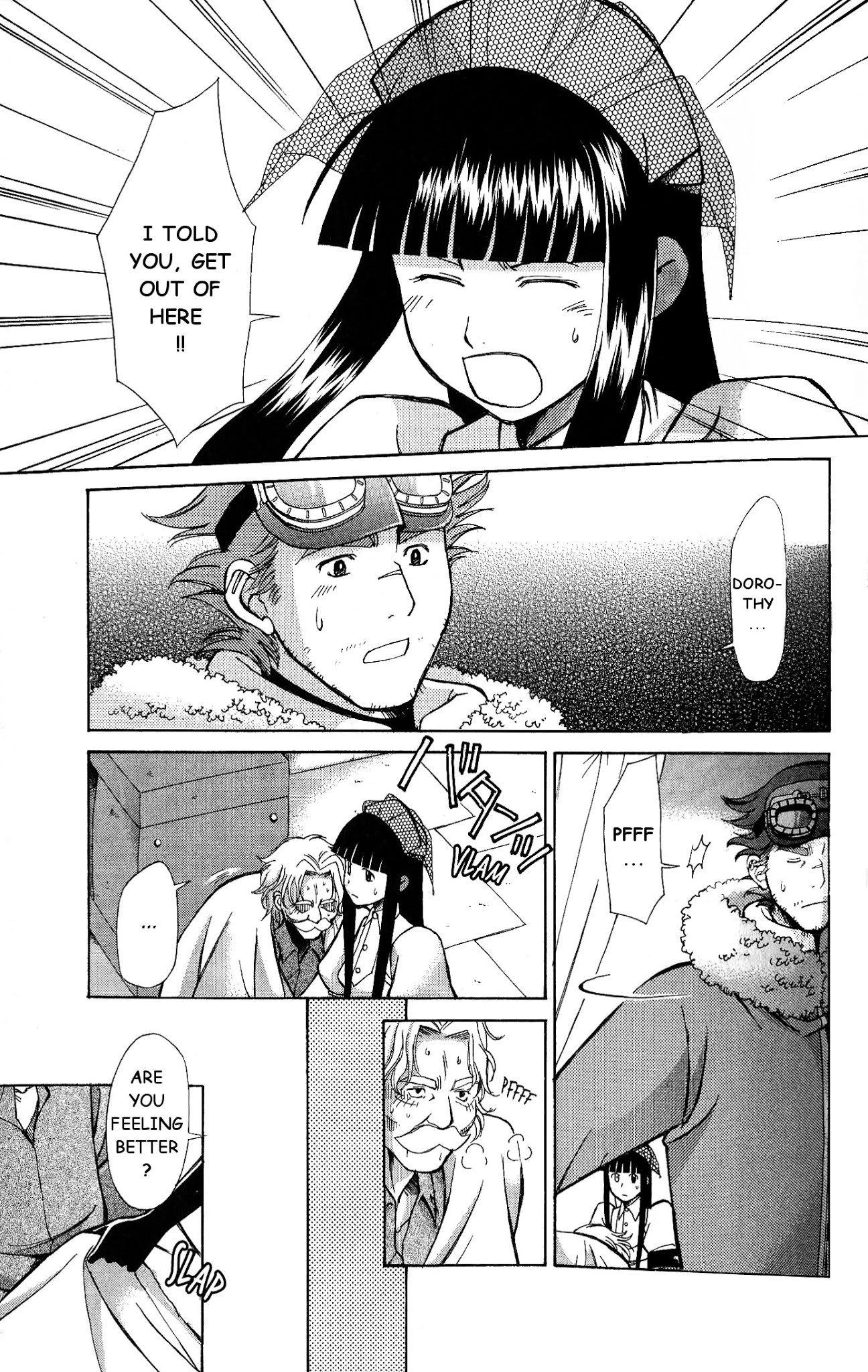 Ergo Proxy: Centzon Hitchers and Undertaker Chapter 6 page 29 - Chapter 6: A Starry Dream Lights Up The Night