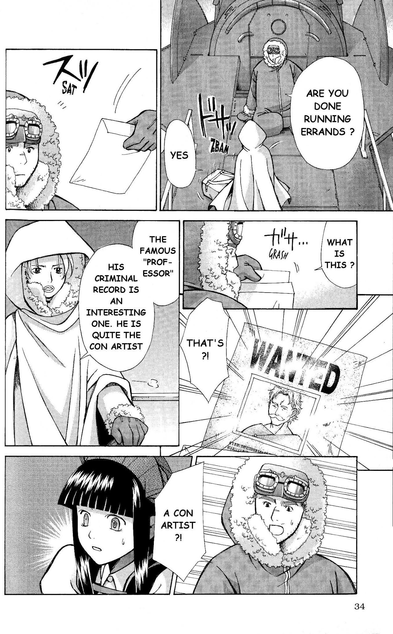 Ergo Proxy: Centzon Hitchers and Undertaker Chapter 6 page 34 - Chapter 6: A Starry Dream Lights Up The Night