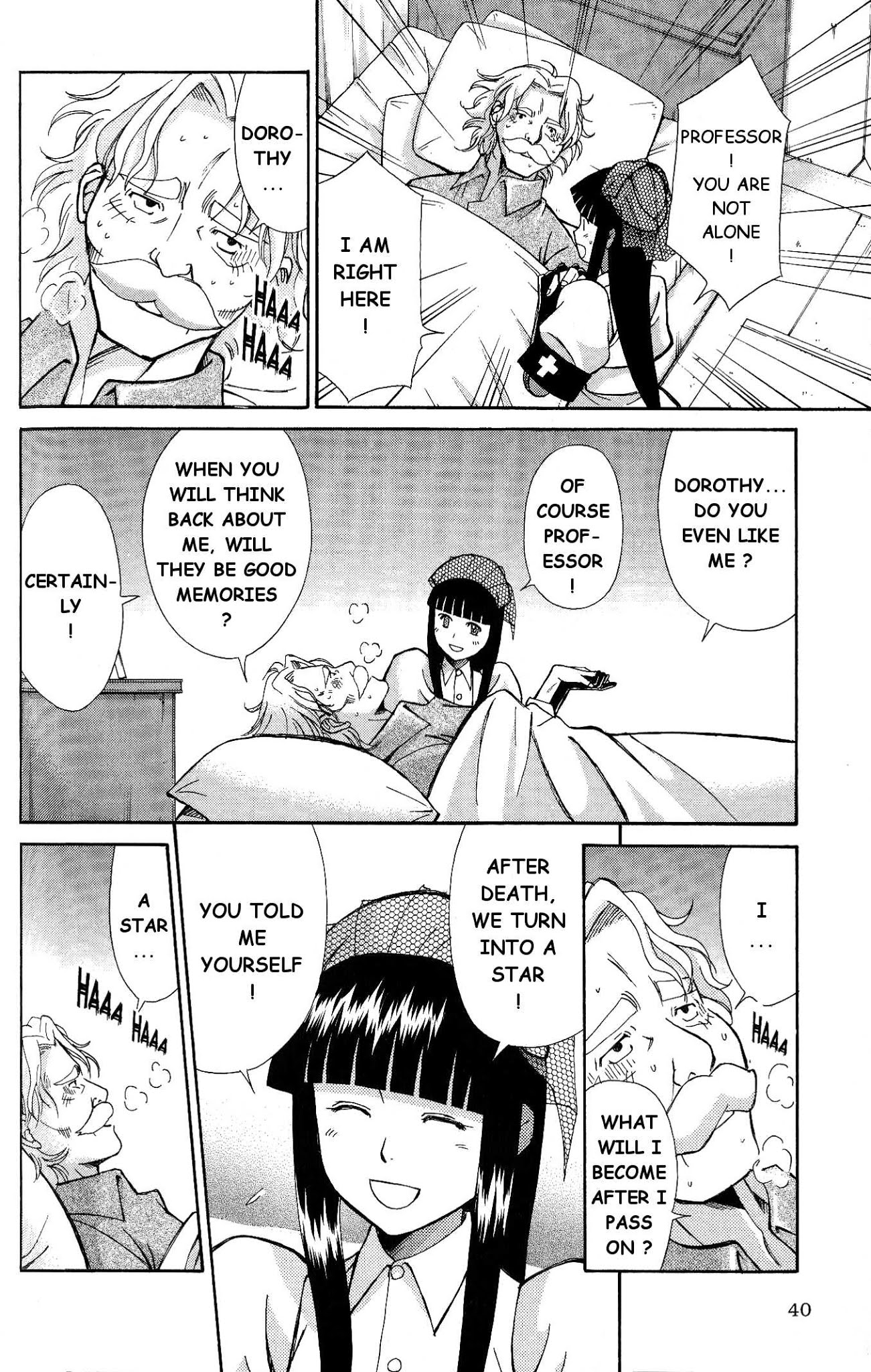 Ergo Proxy: Centzon Hitchers and Undertaker Chapter 6 page 40 - Chapter 6: A Starry Dream Lights Up The Night