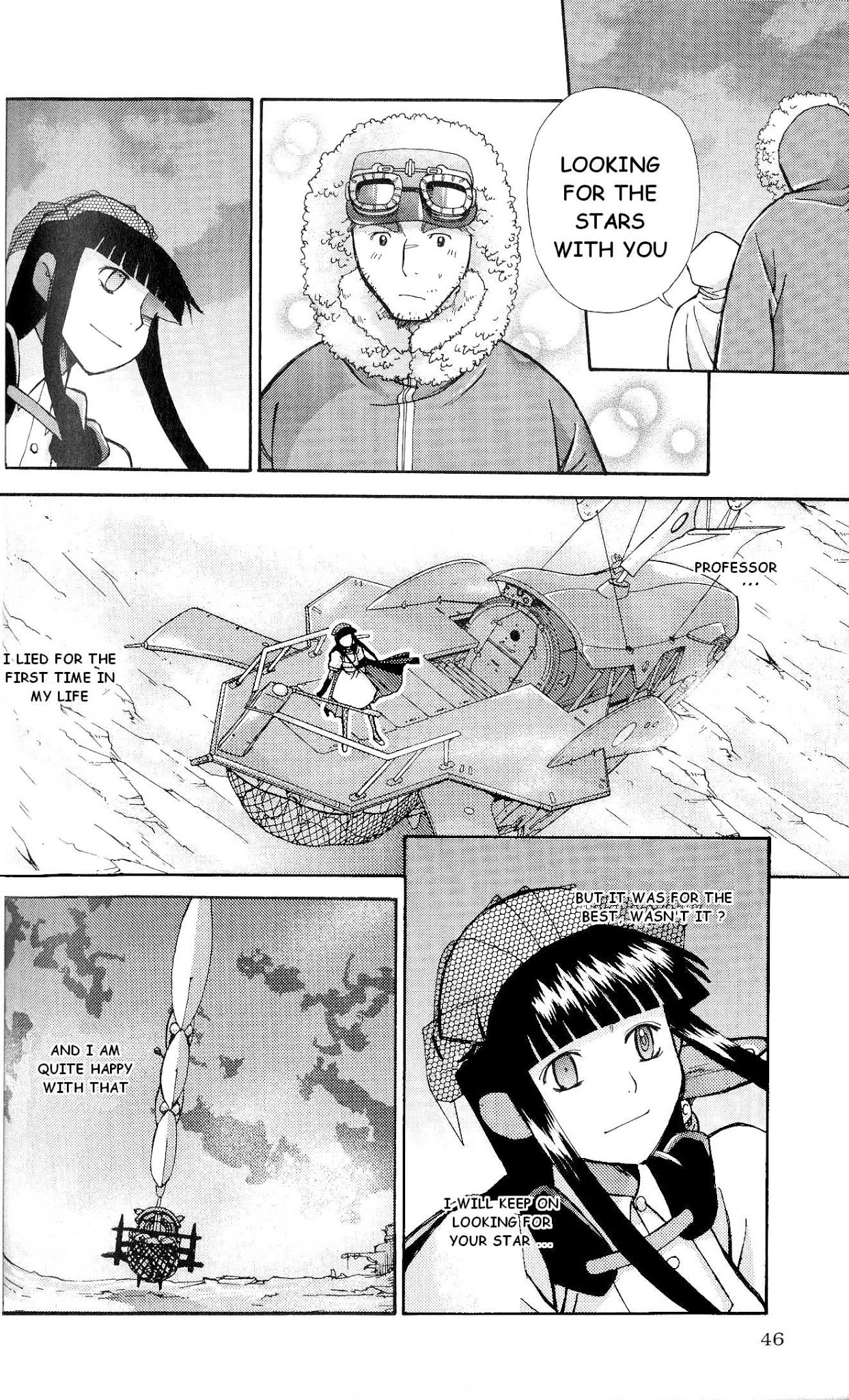Ergo Proxy: Centzon Hitchers and Undertaker Chapter 6 page 46 - Chapter 6: A Starry Dream Lights Up The Night
