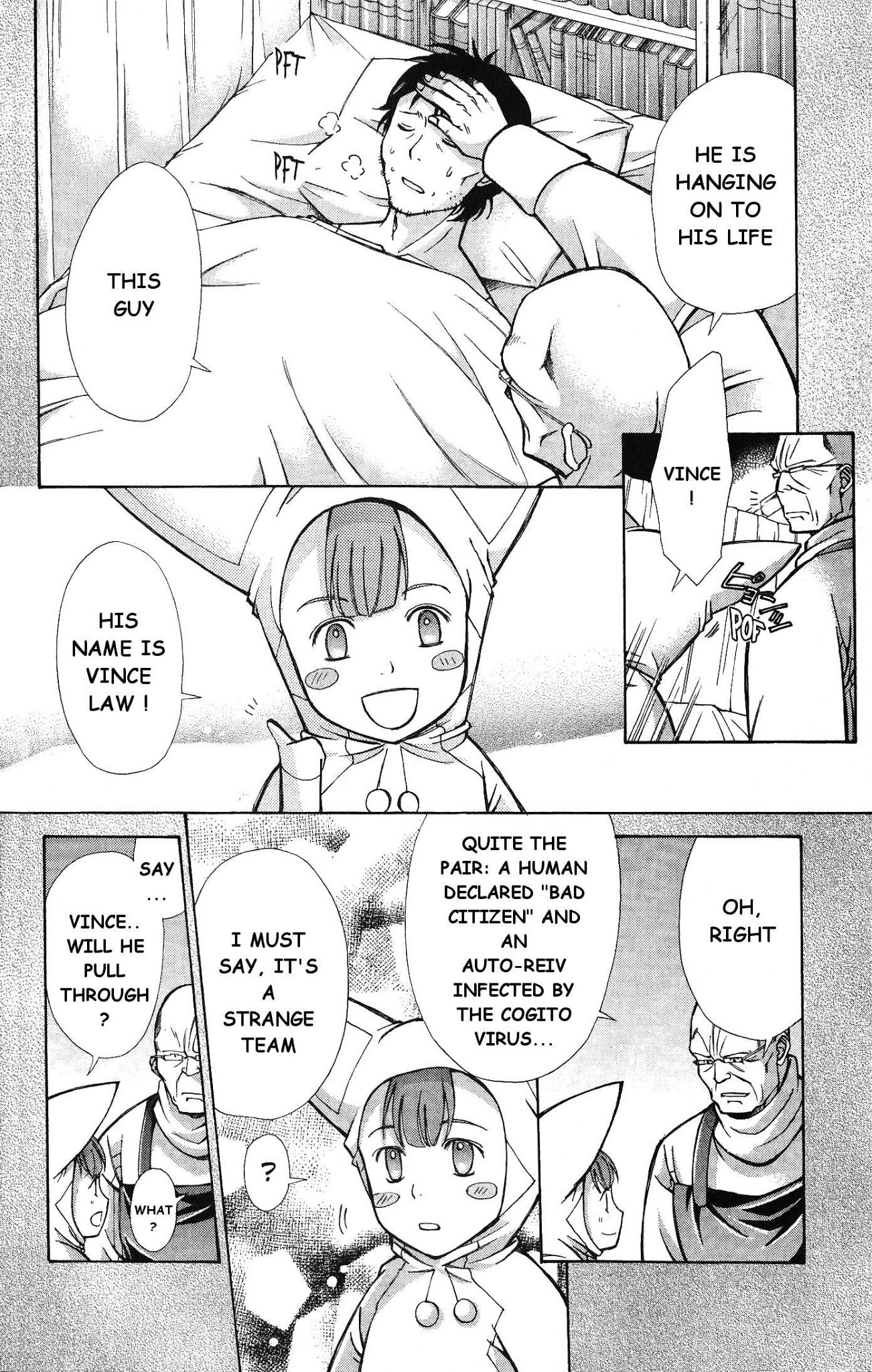 Ergo Proxy: Centzon Hitchers and Undertaker Chapter 6 page 8 - Chapter 6: A Starry Dream Lights Up The Night