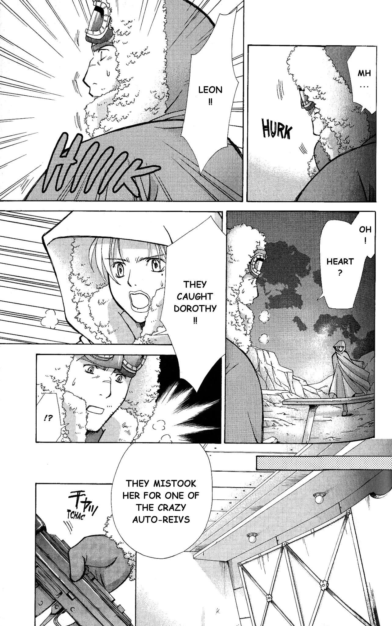 Ergo Proxy: Centzon Hitchers and Undertaker Chapter 7 page 11 - Chapter 7: Addressee's Song
