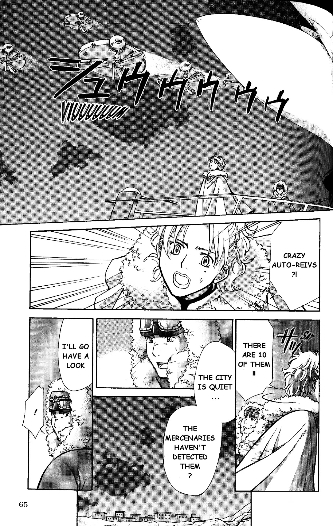 Ergo Proxy: Centzon Hitchers and Undertaker Chapter 7 page 17 - Chapter 7: Addressee's Song