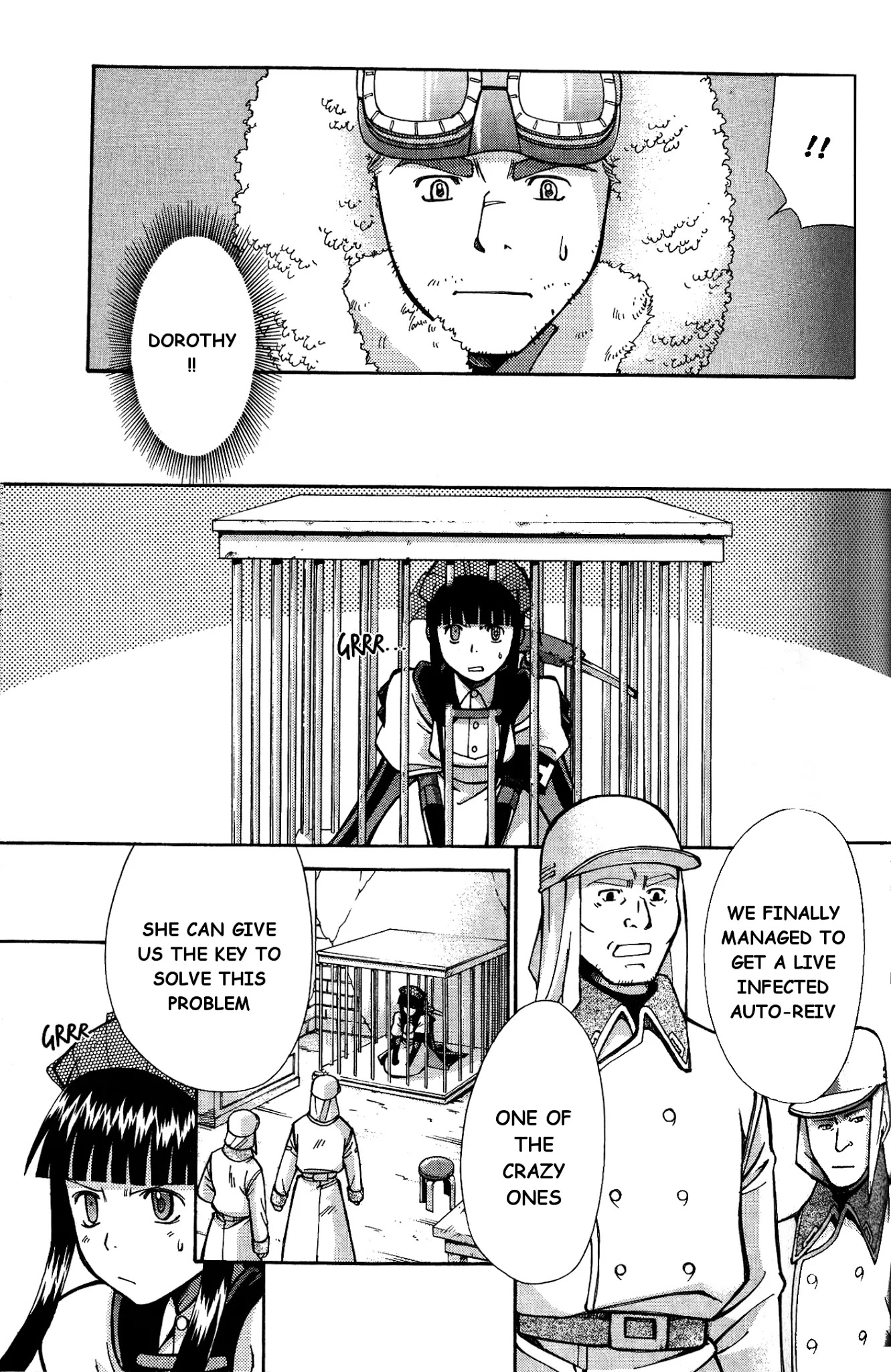 Ergo Proxy: Centzon Hitchers and Undertaker Chapter 7 page 19 - Chapter 7: Addressee's Song