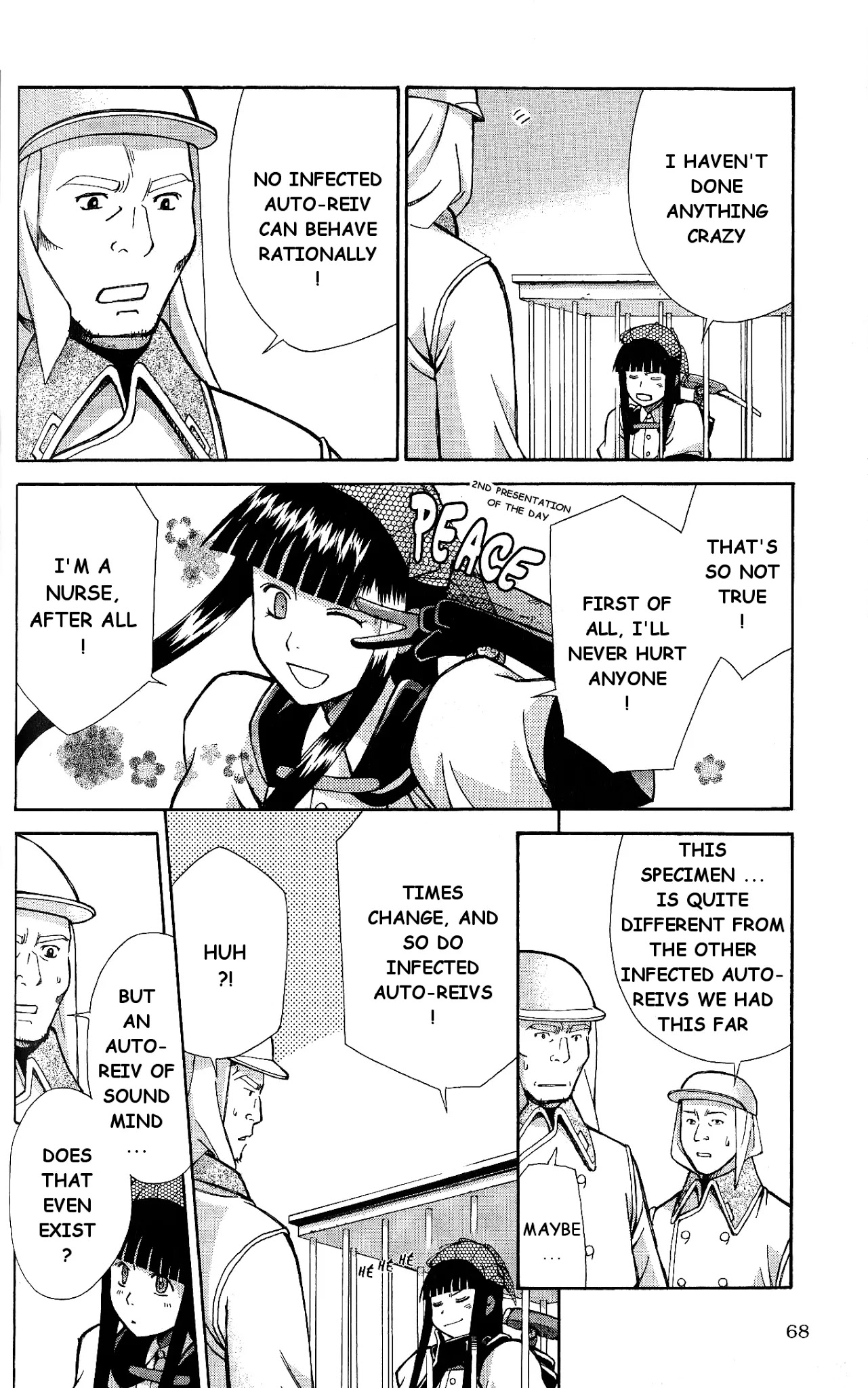 Ergo Proxy: Centzon Hitchers and Undertaker Chapter 7 page 20 - Chapter 7: Addressee's Song
