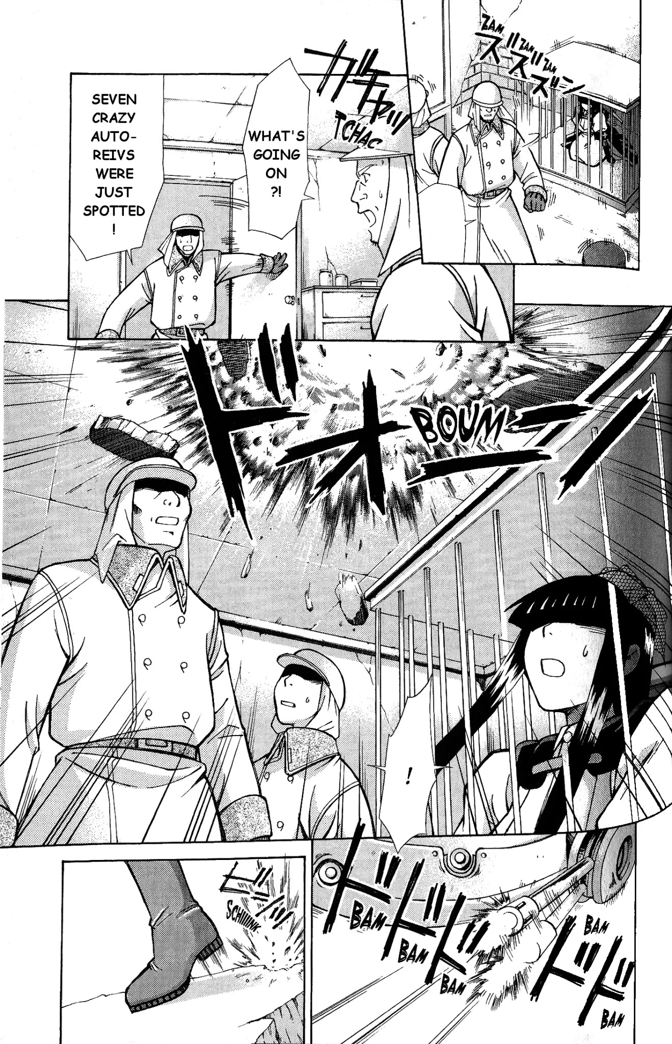 Ergo Proxy: Centzon Hitchers and Undertaker Chapter 7 page 21 - Chapter 7: Addressee's Song