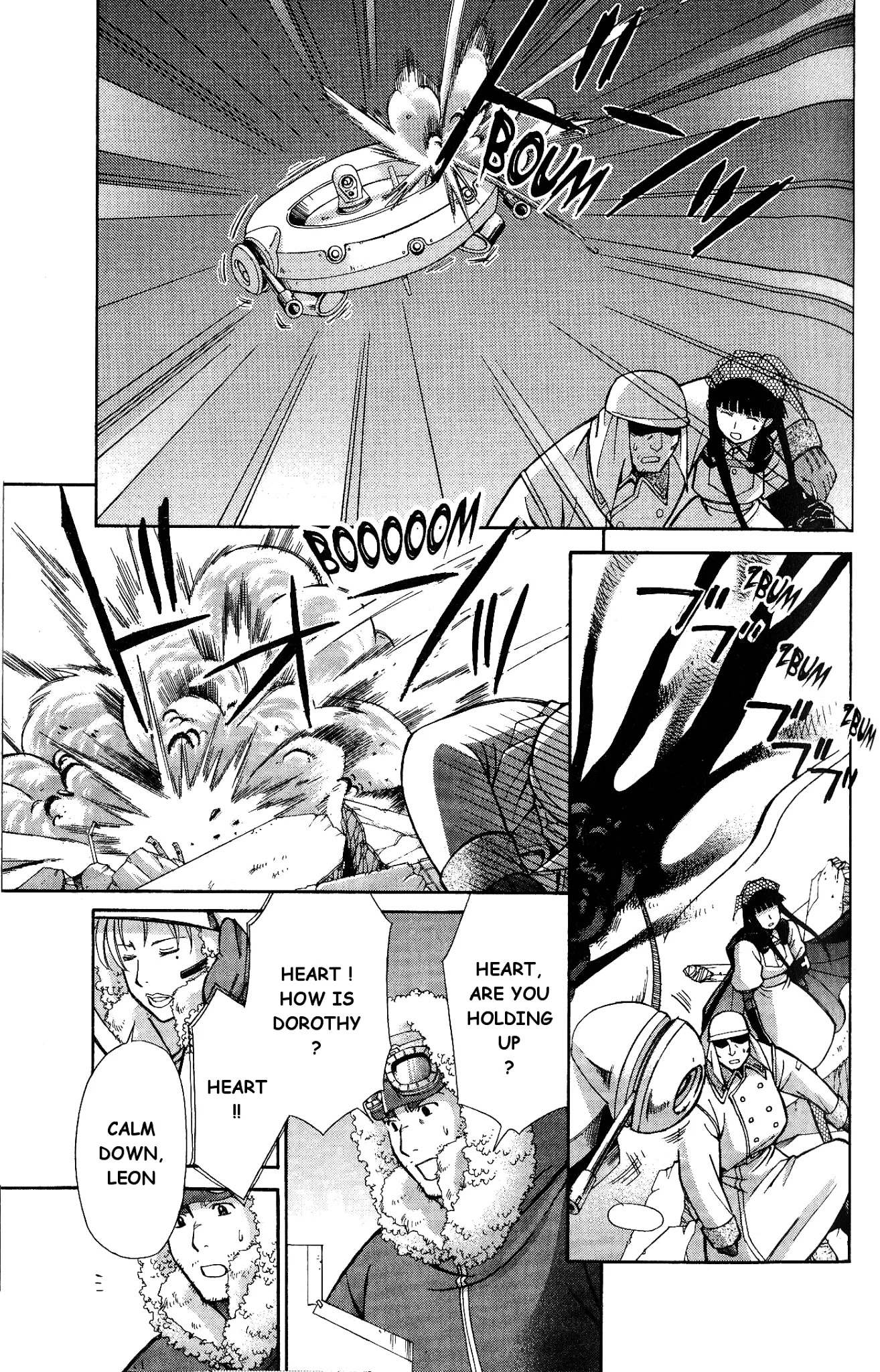 Ergo Proxy: Centzon Hitchers and Undertaker Chapter 7 page 25 - Chapter 7: Addressee's Song