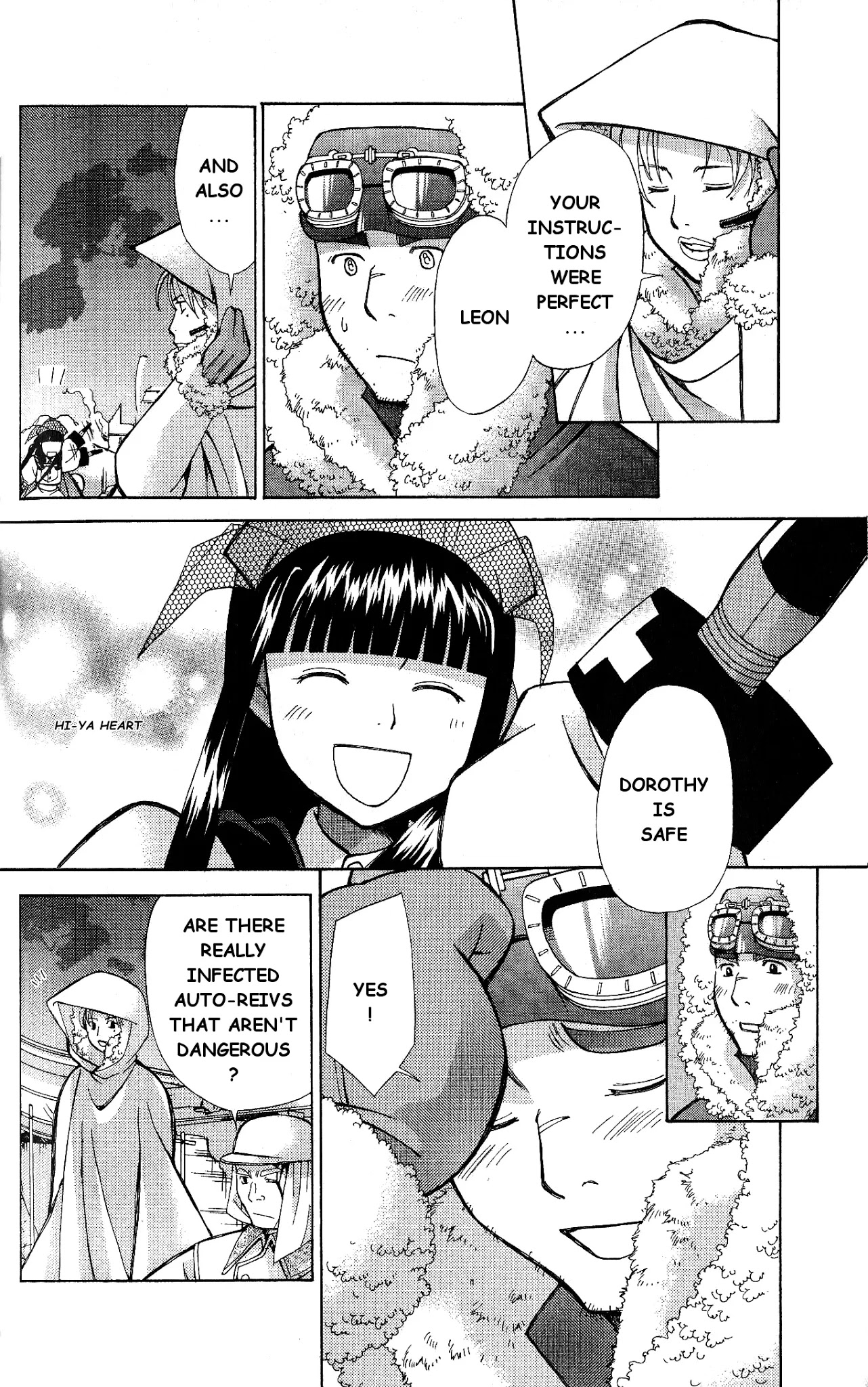 Ergo Proxy: Centzon Hitchers and Undertaker Chapter 7 page 26 - Chapter 7: Addressee's Song